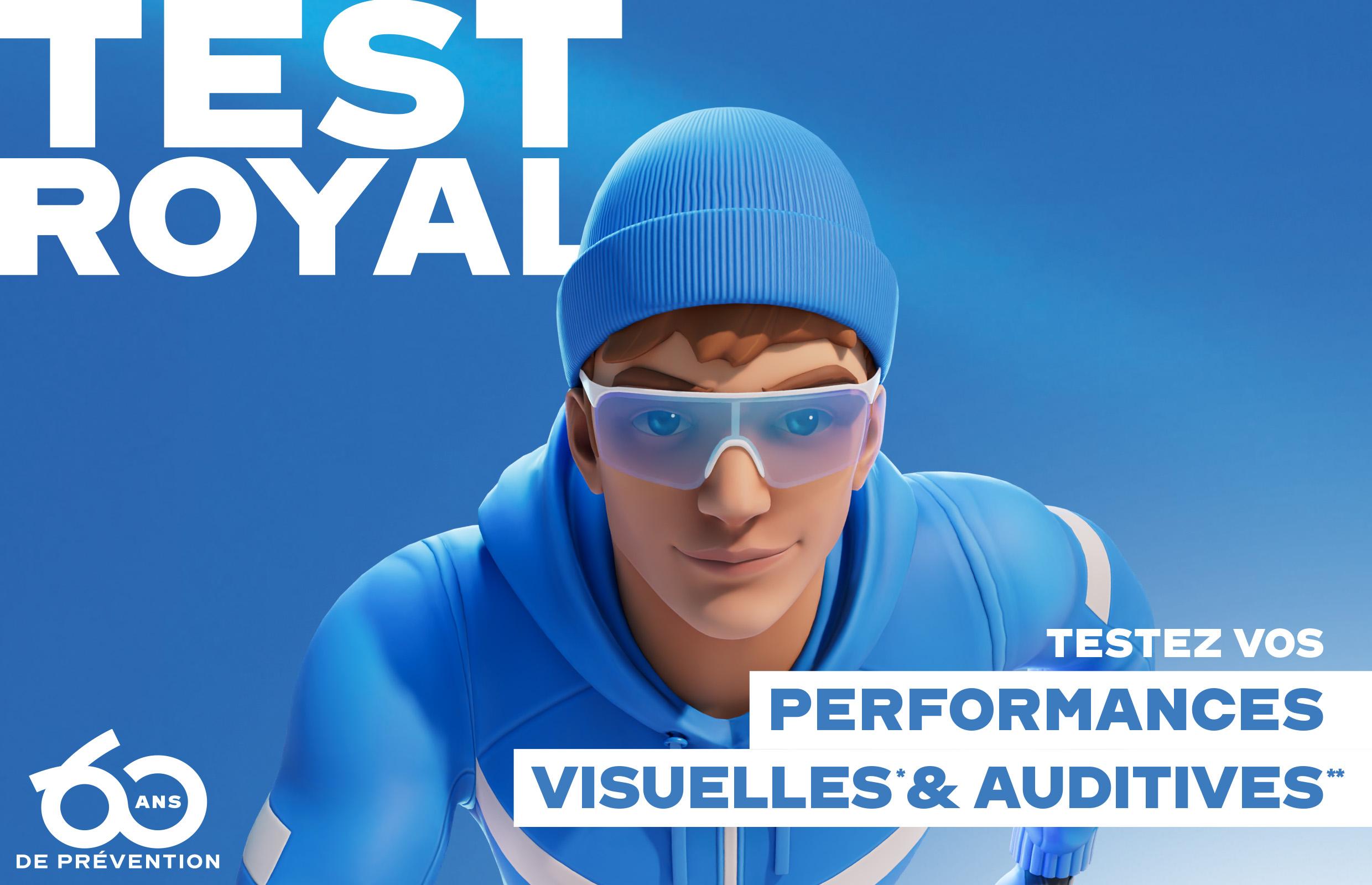Test Royal : Testez vos performances visuelles et auditives