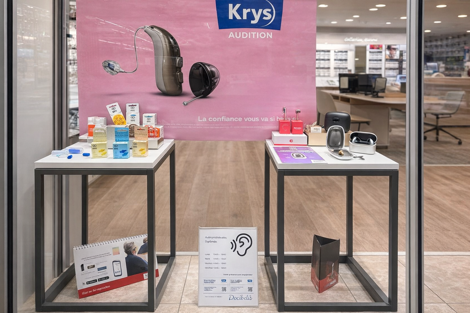 Audioprothésiste Flins-sur-Seine - Cc Carrefour - Krys Audition