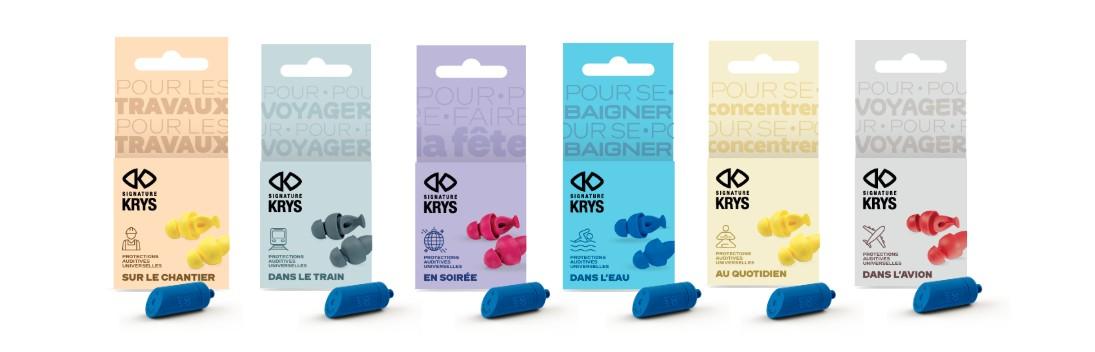 Gamme de protections auditives Krys