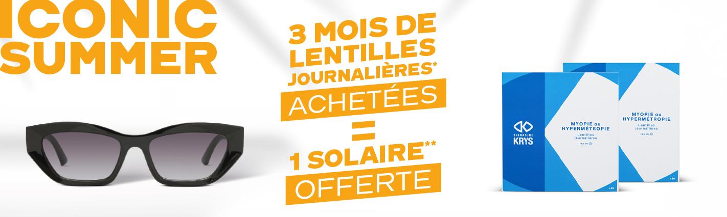 Iconic summer Pack lentilles & styles