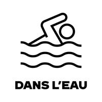 Dans l'eau