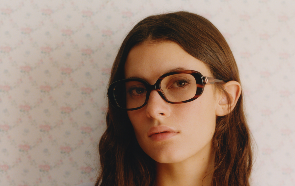 Lunettes De Vue MAJE Par Lapo - Monture Acétate Ovale Noir/transparent - Taille 53/18/135