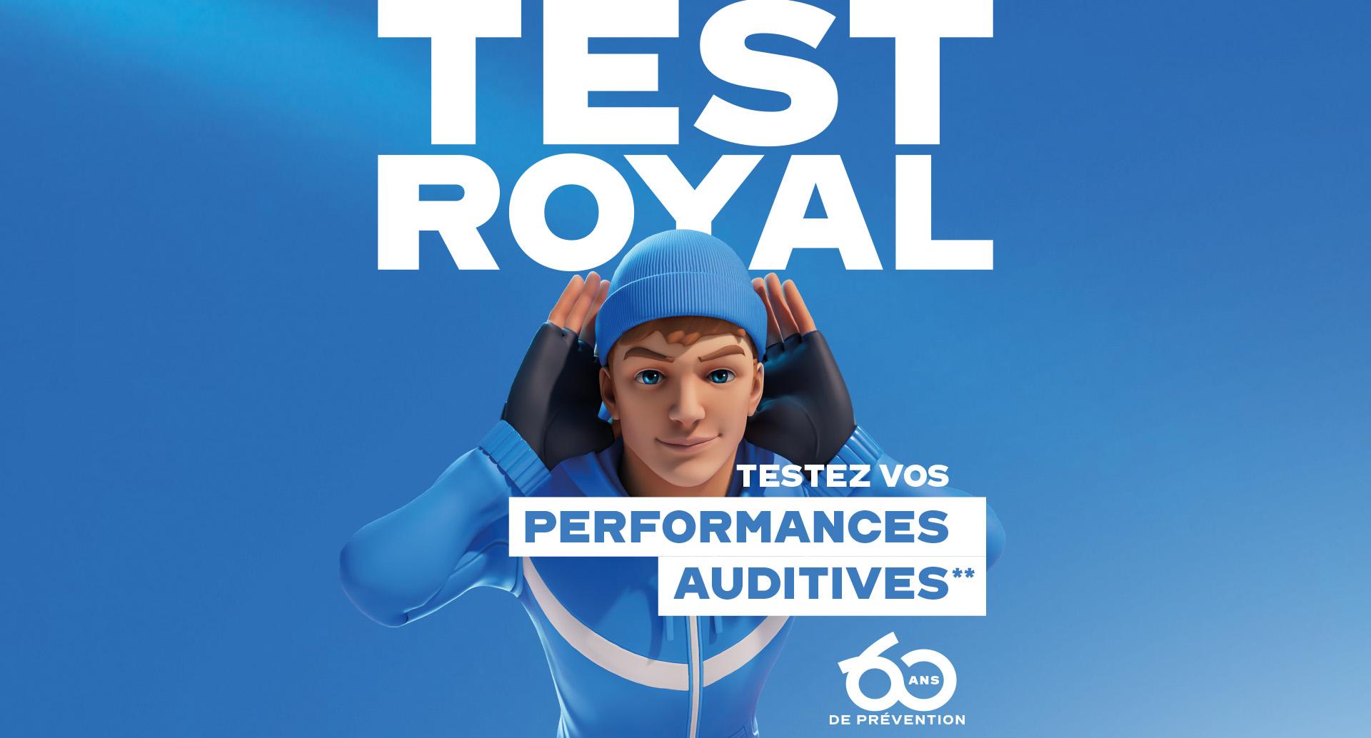 Test Royal 60 ans de prévention : Testez vos performances auditives