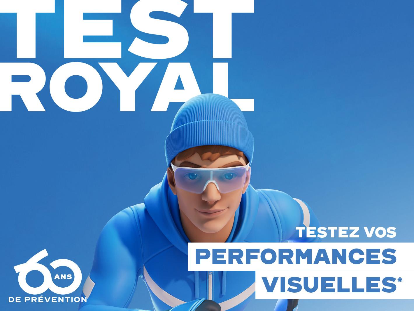 Test Royal 60 ans de prévention : Testez vos performances visuelles