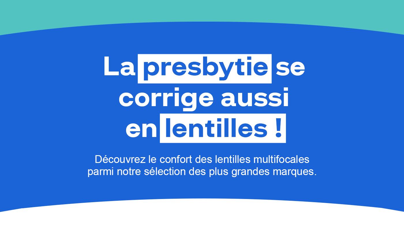 La presbytie se corrige aussi en lentilles ! Chez Krys nos opticiens experts vous proposent une sélection de lentilles progressives pensées pour votre quotidien