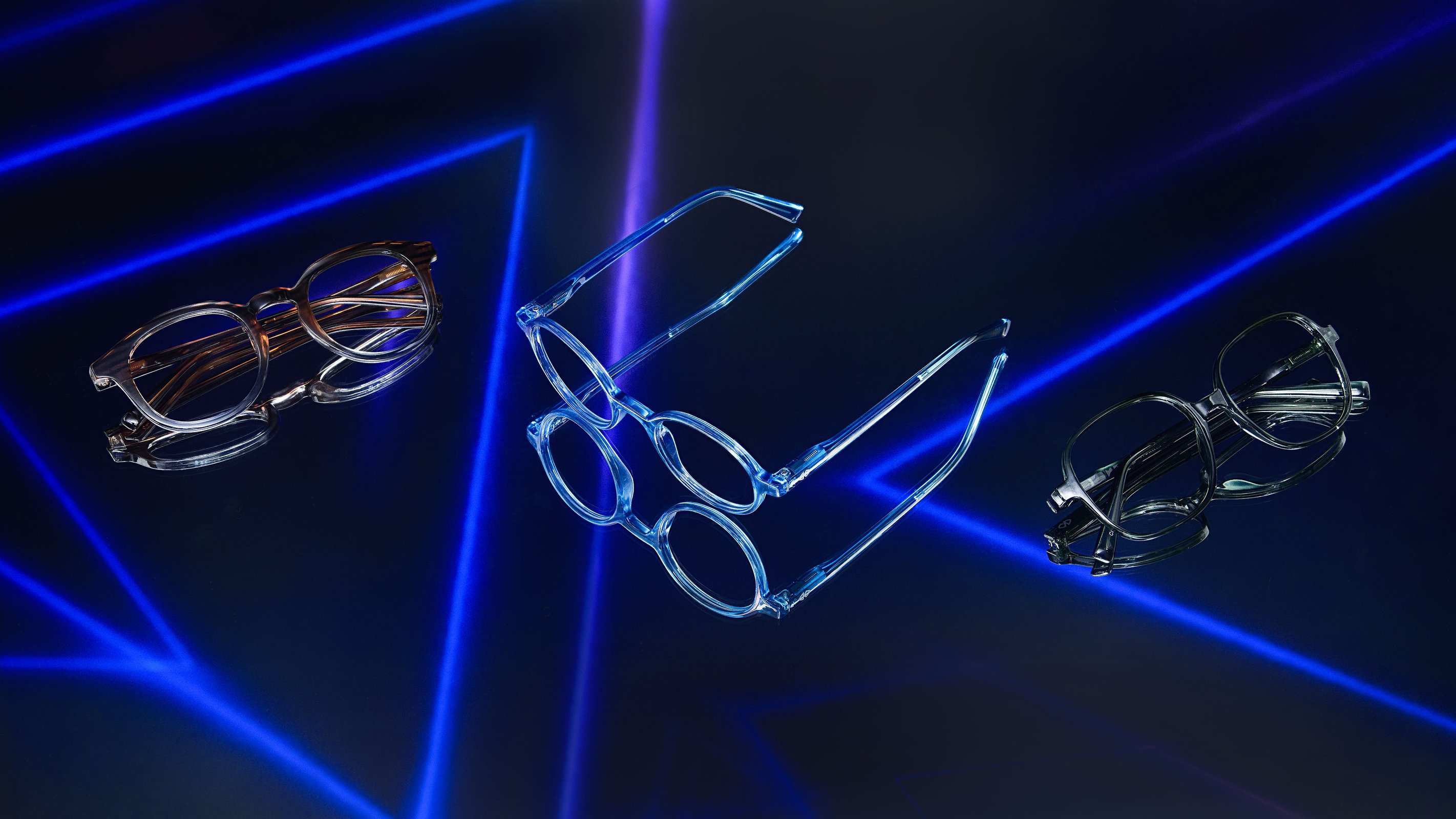 Lunettes De Protection Anti-lumière Bleue Pour écrans, Unisexe - Lot De 5 Modèles Colorés, Neuves Avec étiquettes