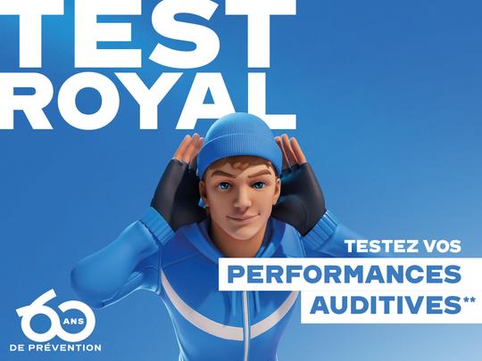 Test Royal 60 ans de prévention : Testez vos performances auditives