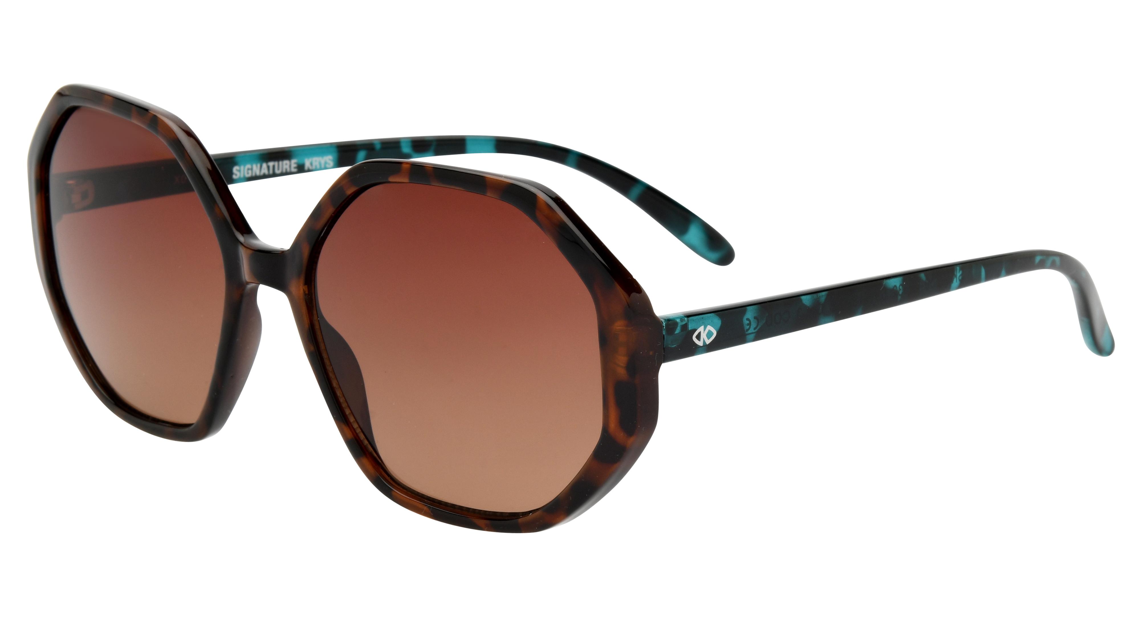 Lunettes de soleil Signature Krys Femme Écaille Carré Skj2509-B Trois-Quart