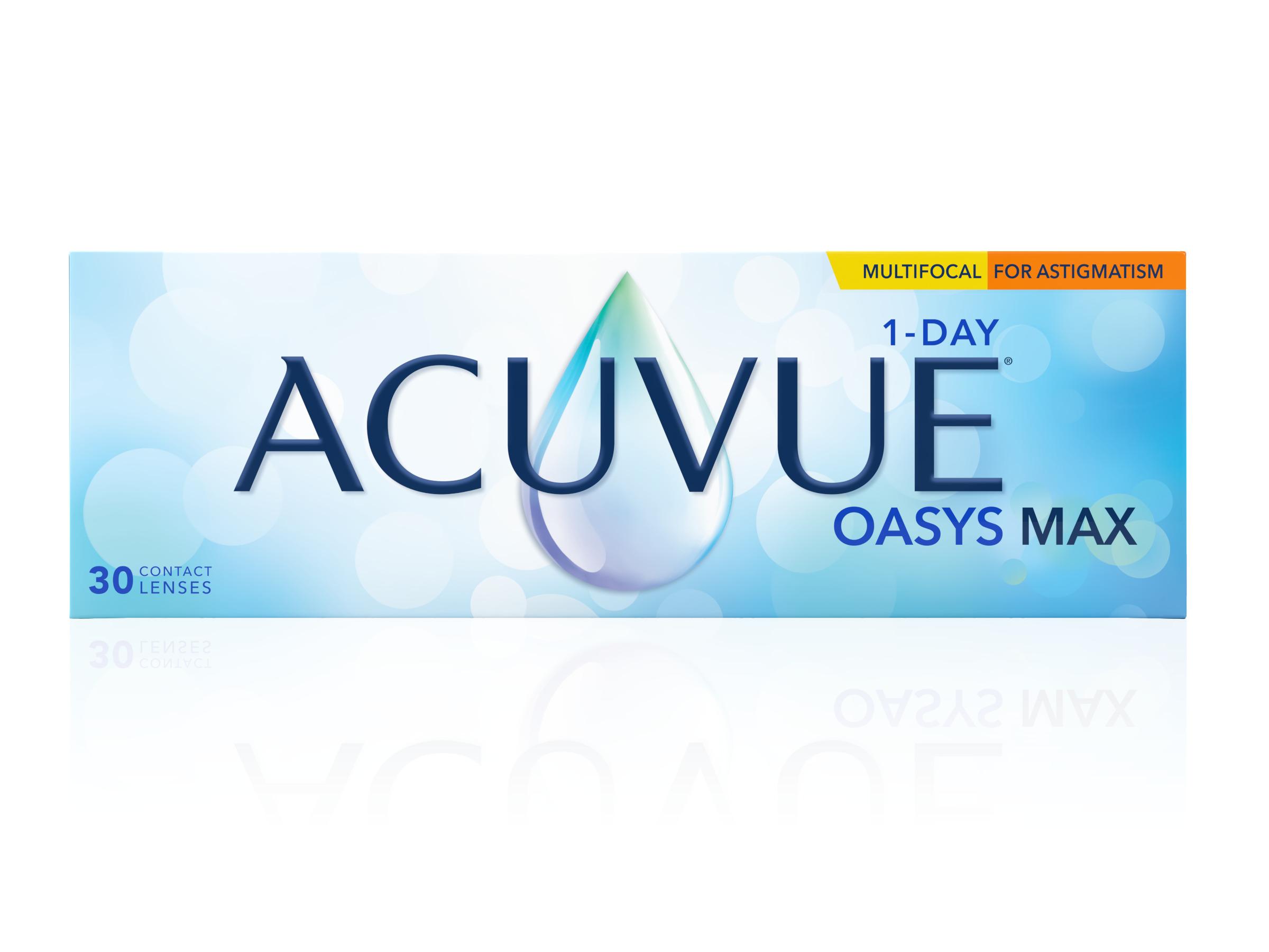 Lentilles de contact 1 Day Acuvue Oasys Max Multifocal for Astigmatism Medium Boîte de 30