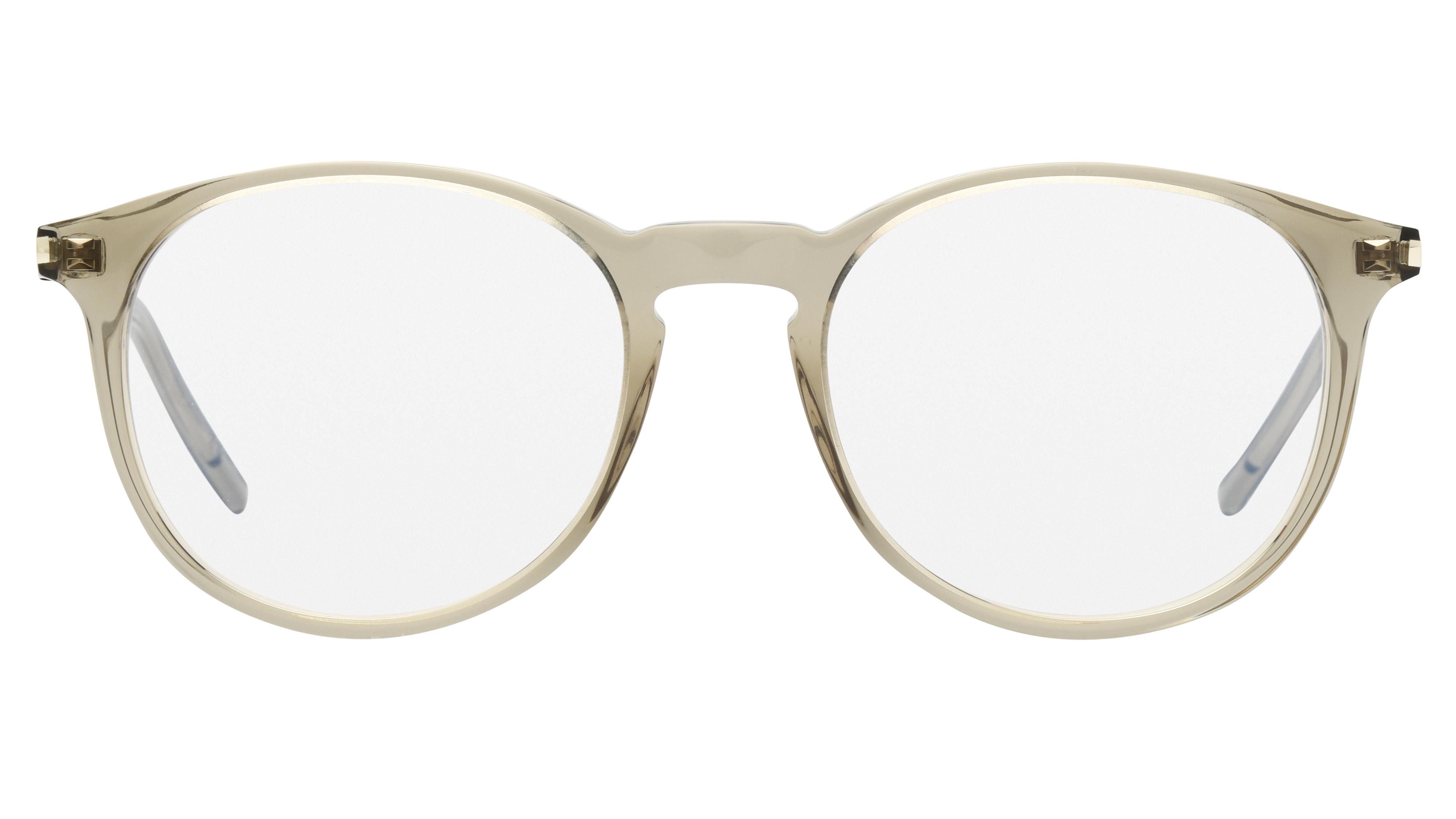 Lunettes de vue Saint Laurent Mixte Marron Ronde Sl106 Face