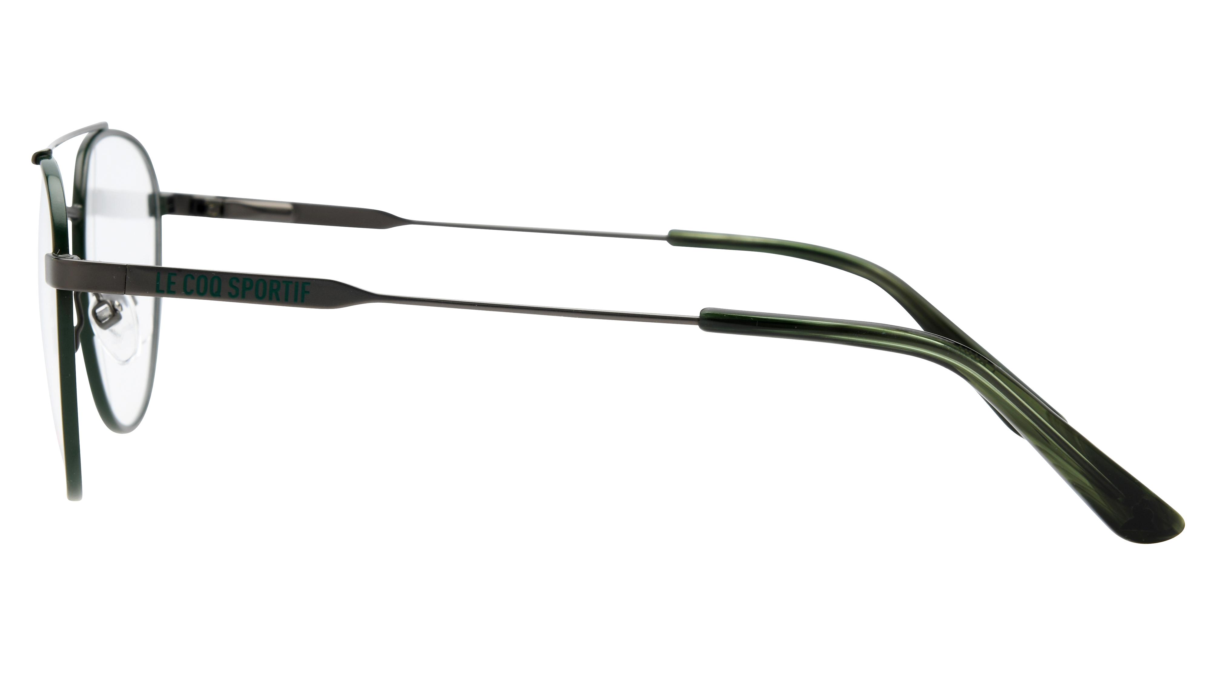Lunettes de vue Le Coq Sportif Homme Gris Aviateur Lcs2305 Gauche