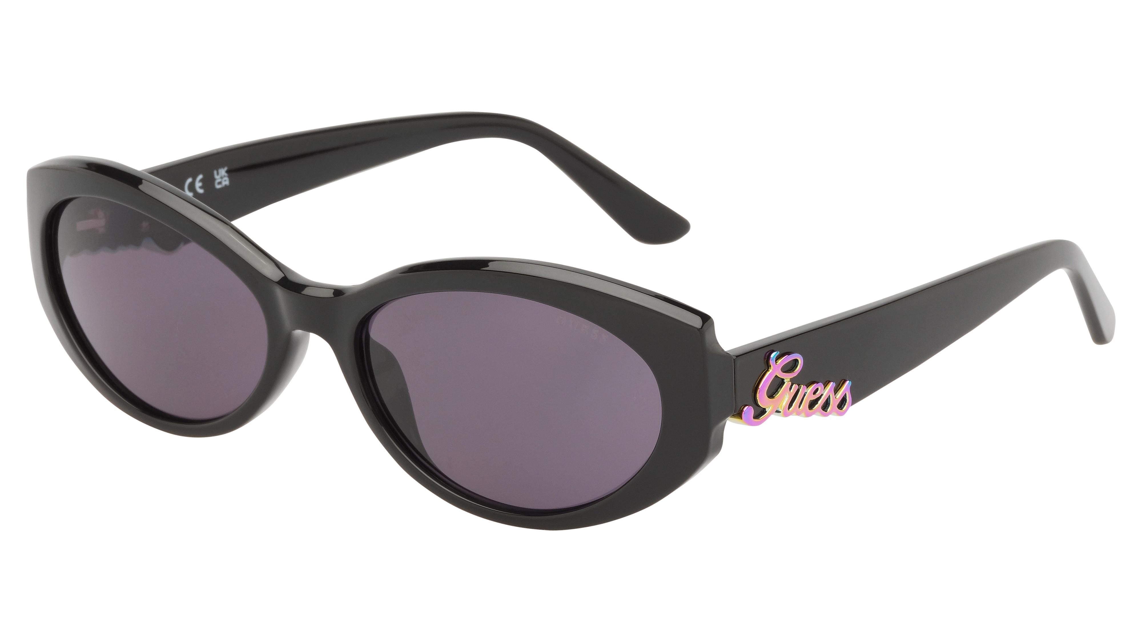 Lunettes de soleil Guess Femme Noir Ovale gu00307 Trois-Quart