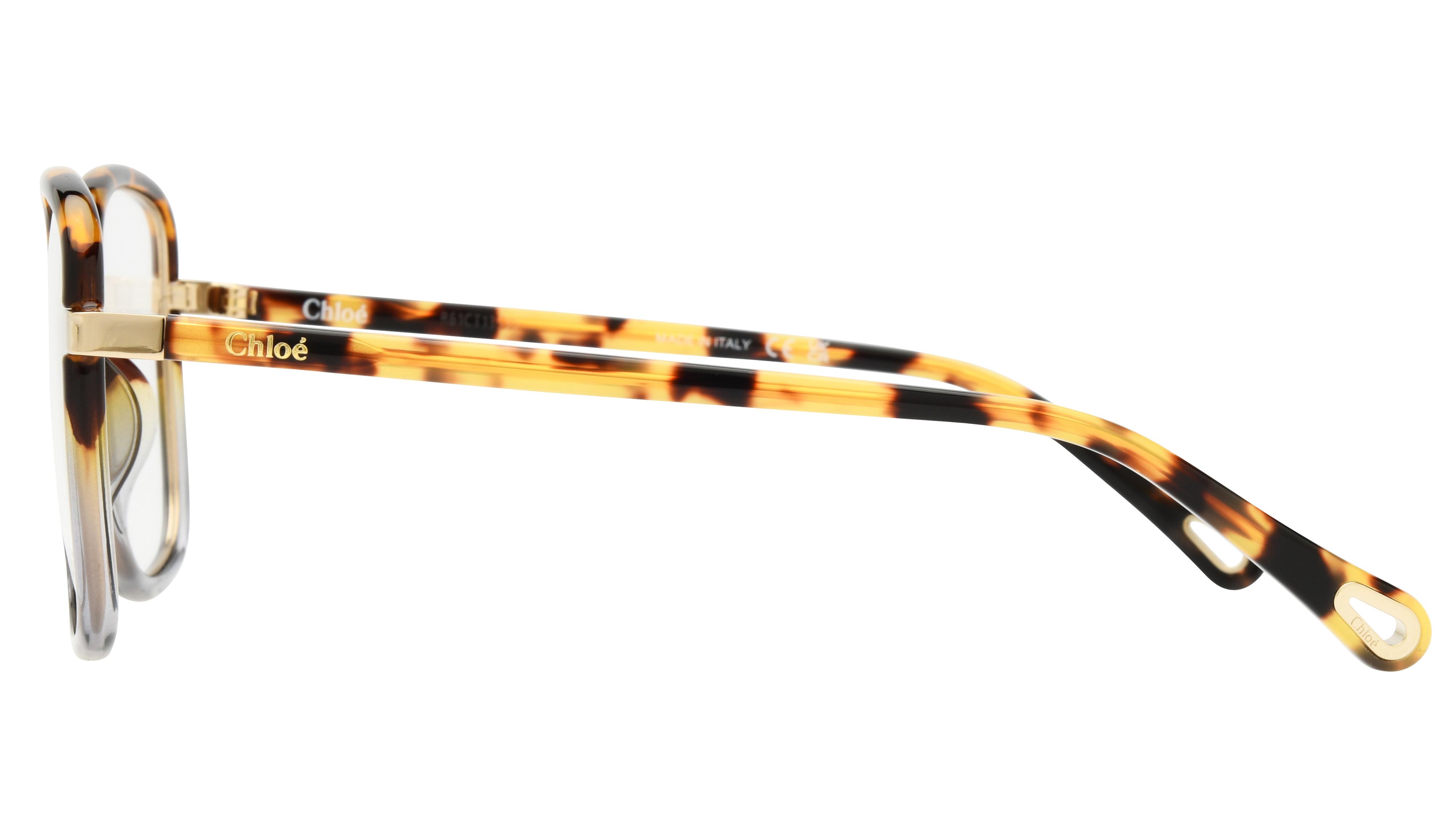 Lunettes de vue Chloé Femme Marron Carré CH0034O Gauche
