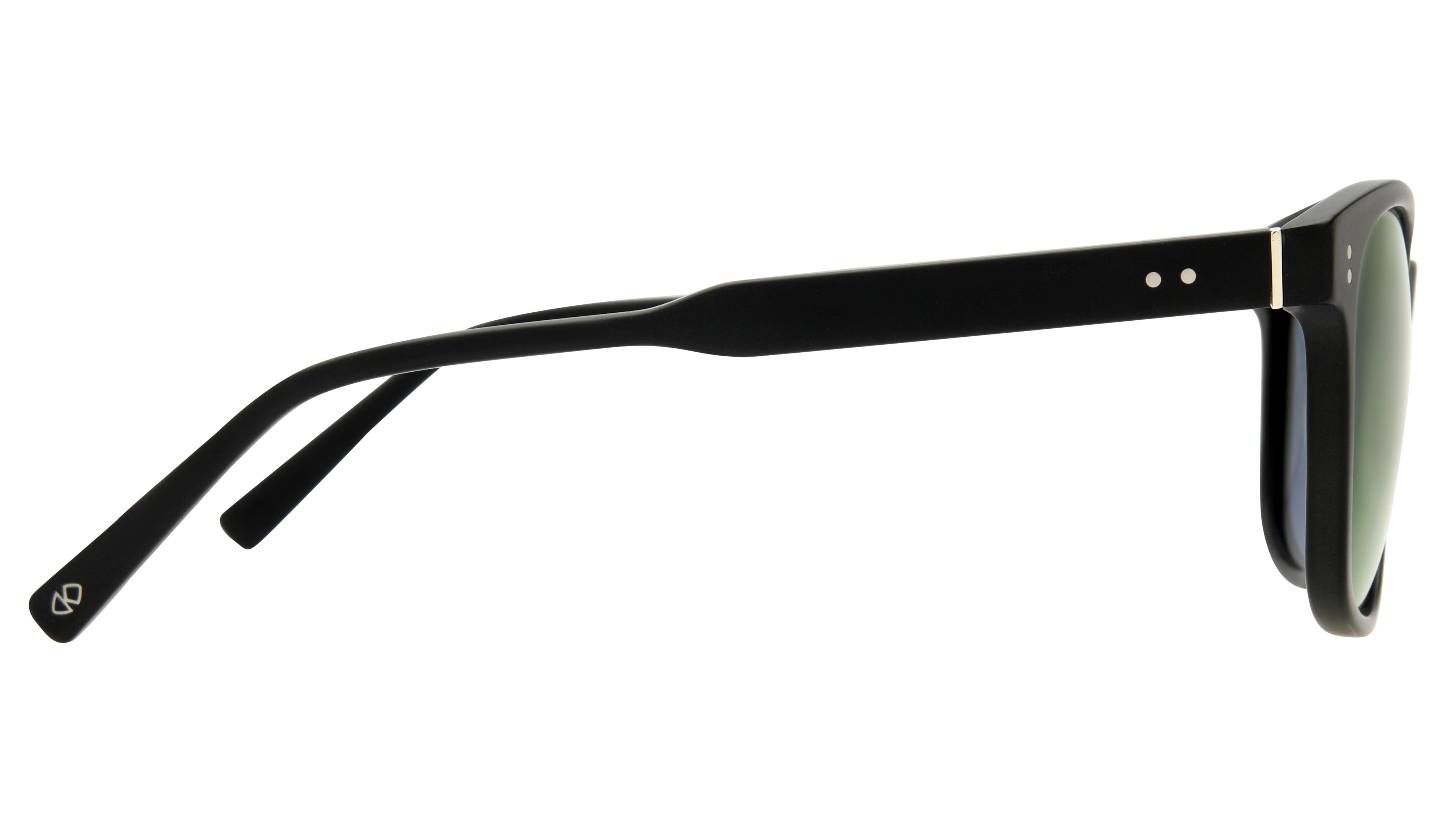 Lunettes de soleil Signature Krys Homme Noir Rectangle Ske2541-E Droite