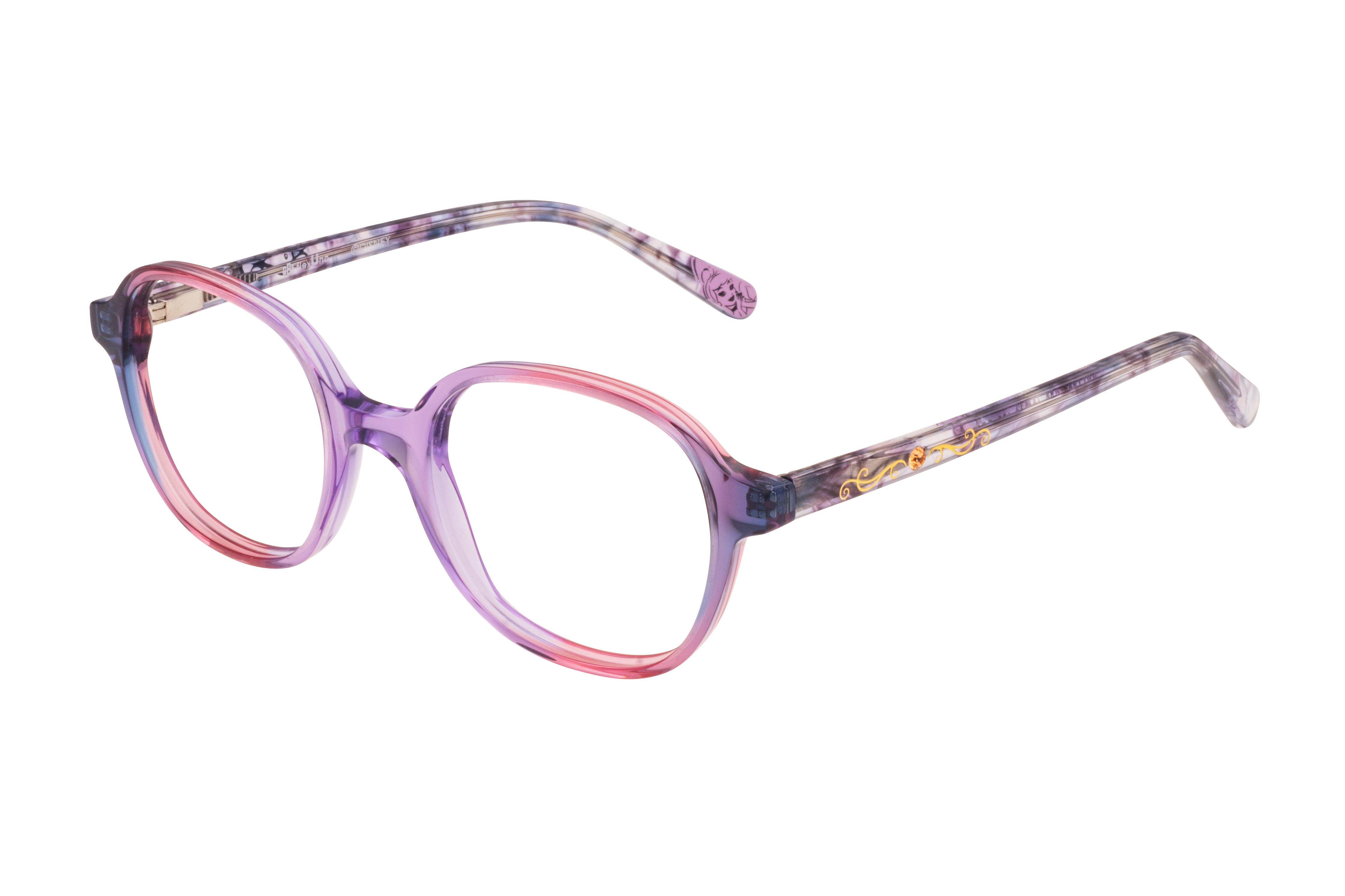Lunettes de vue Disney Princesses  Violet Carré DPAA228C68 Gauche
