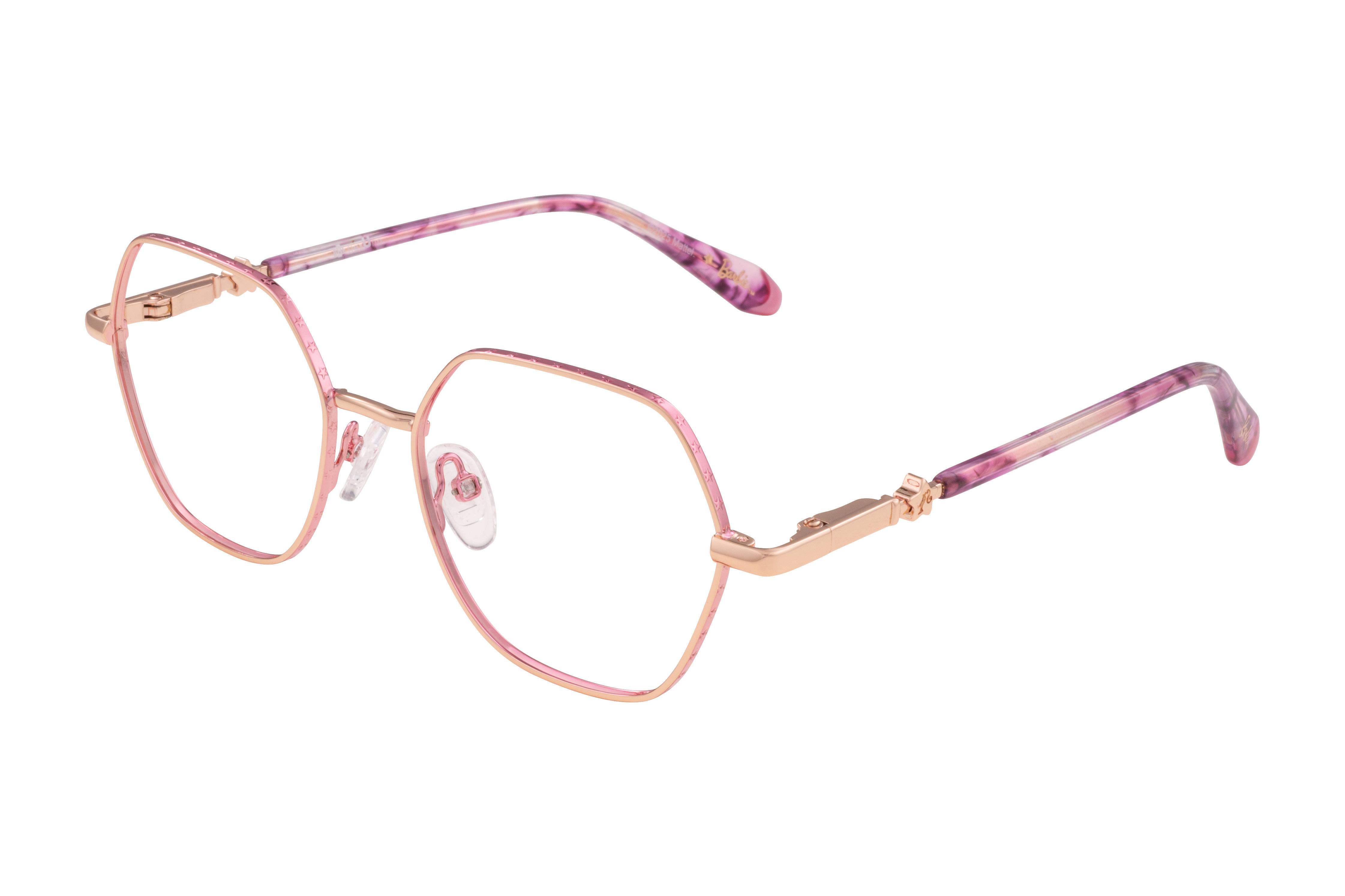 Lunettes de vue Barbie  Or Wayfarer BAMM012D33 Gauche