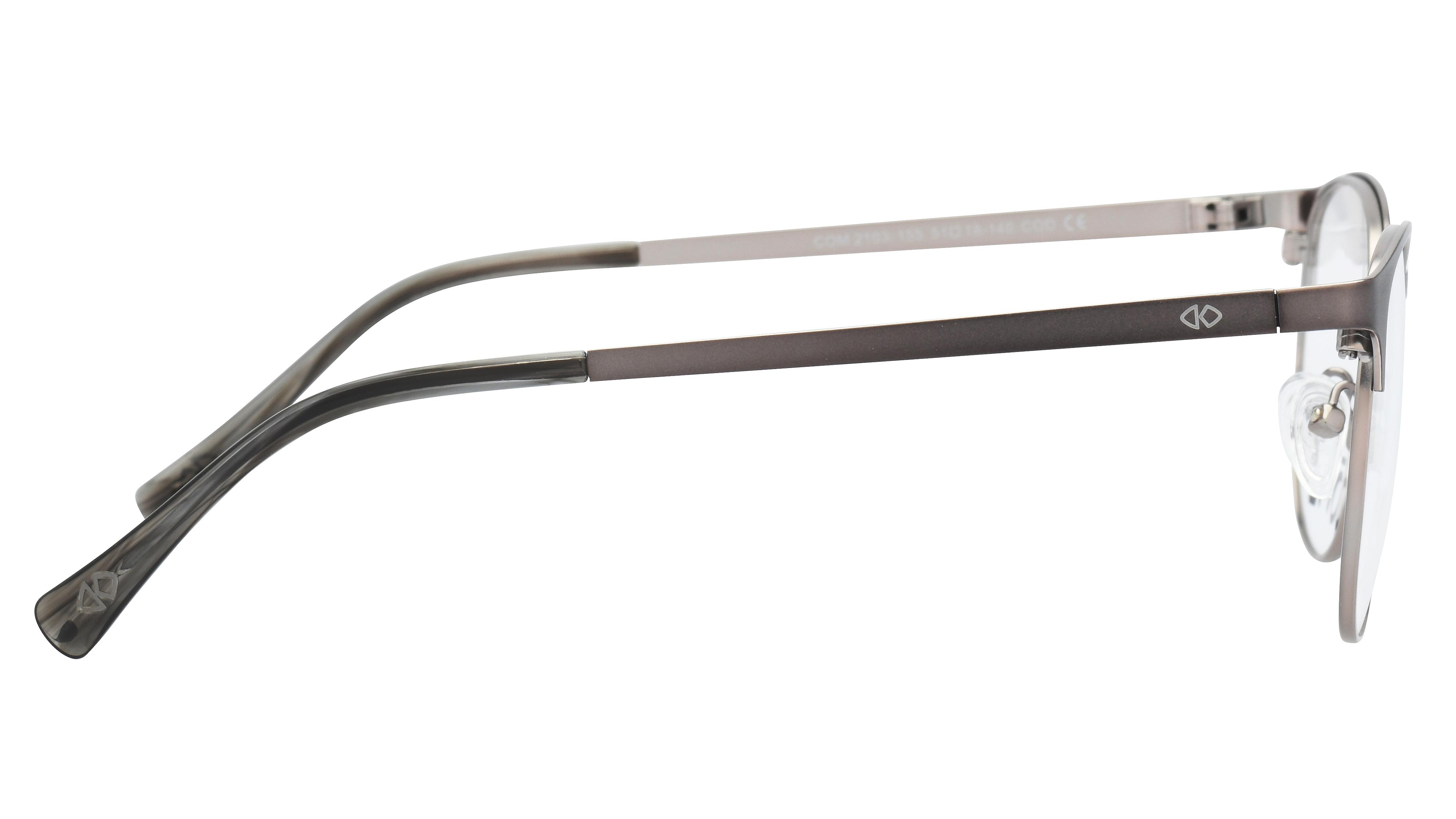 Lunettes de vue Signature Krys Homme Gris Ronde Com2103 Droite
