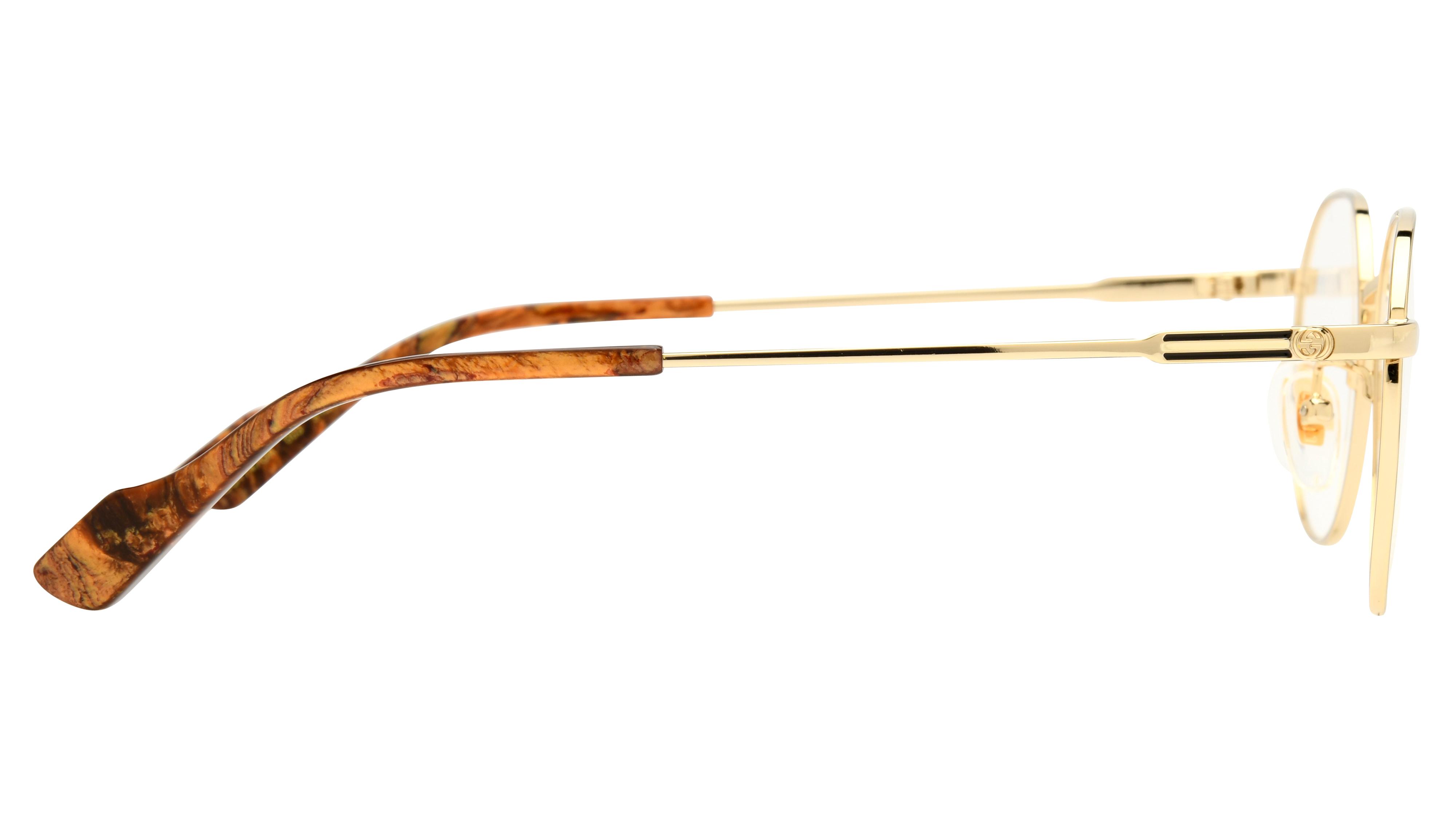 Lunettes de vue Gucci Homme Or Ronde Gg1747Oa Droite
