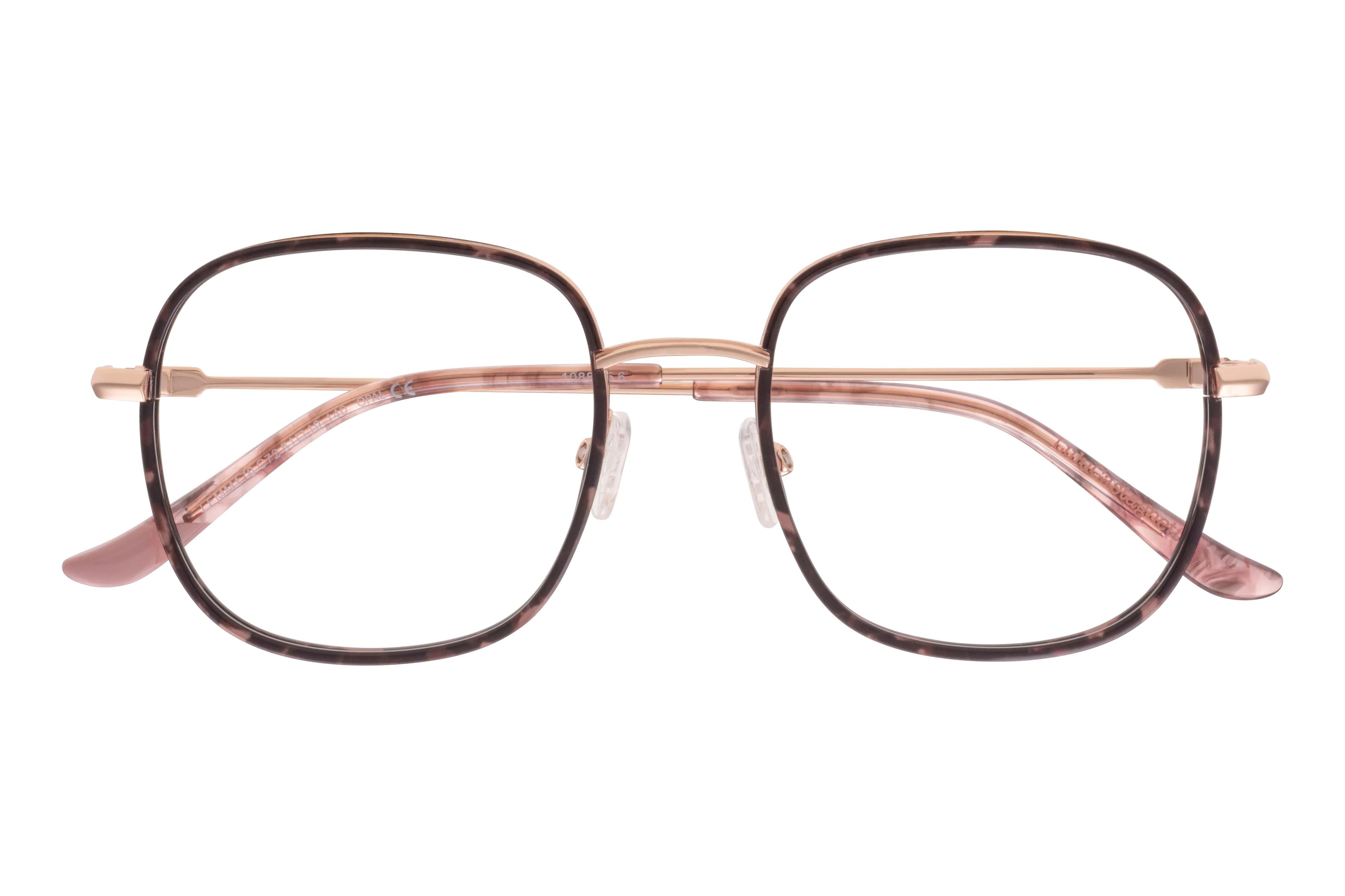 Lunettes de vue Lulu Castagnette  Rose Carré LFMM176C72 Face