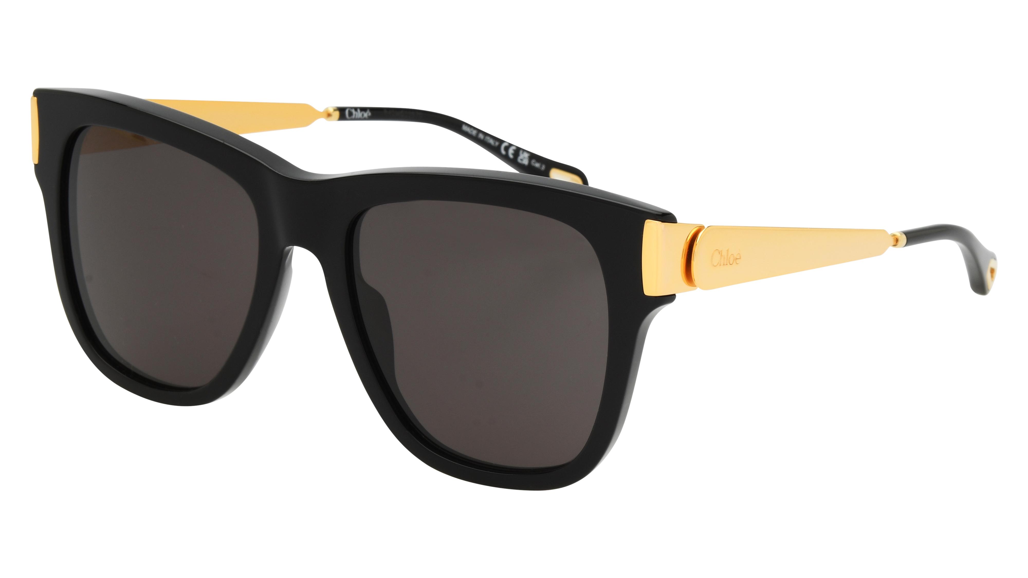 Lunettes de soleil Chloé Femme Noir Papillon ch0349s Trois-Quart