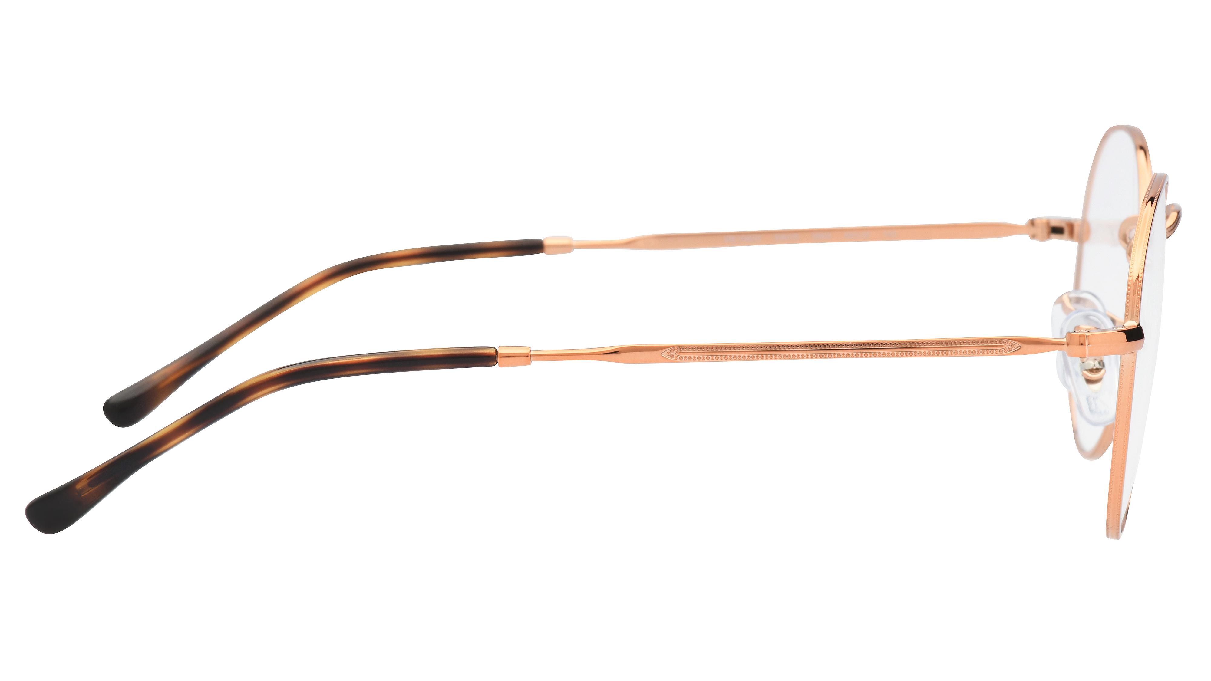 Lunettes de vue Ray-Ban Mixte Marron Ronde Rx3582V Droite