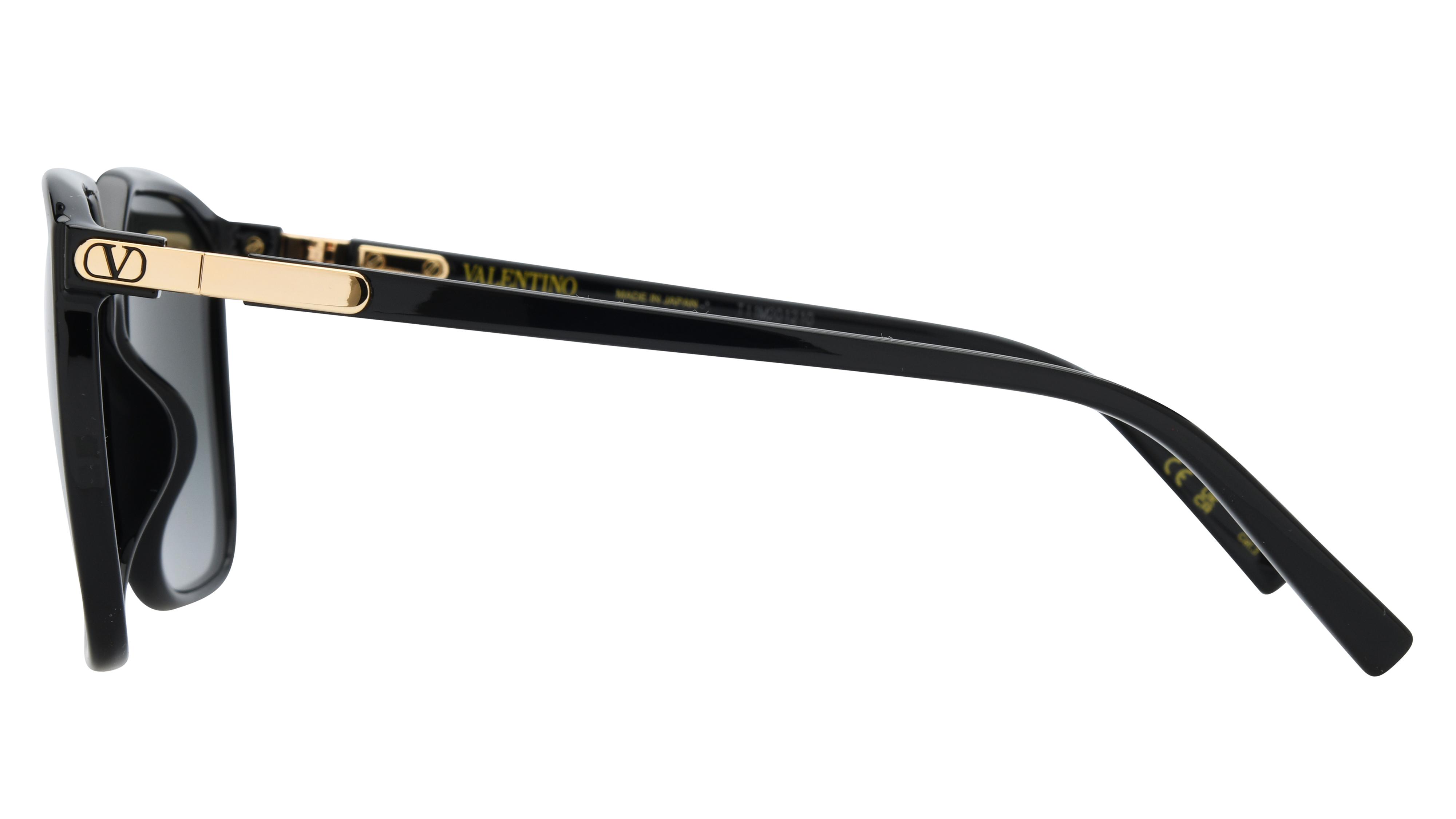 Lunettes de soleil Valentino Femme Noir Aviateur Vg0025S Gauche