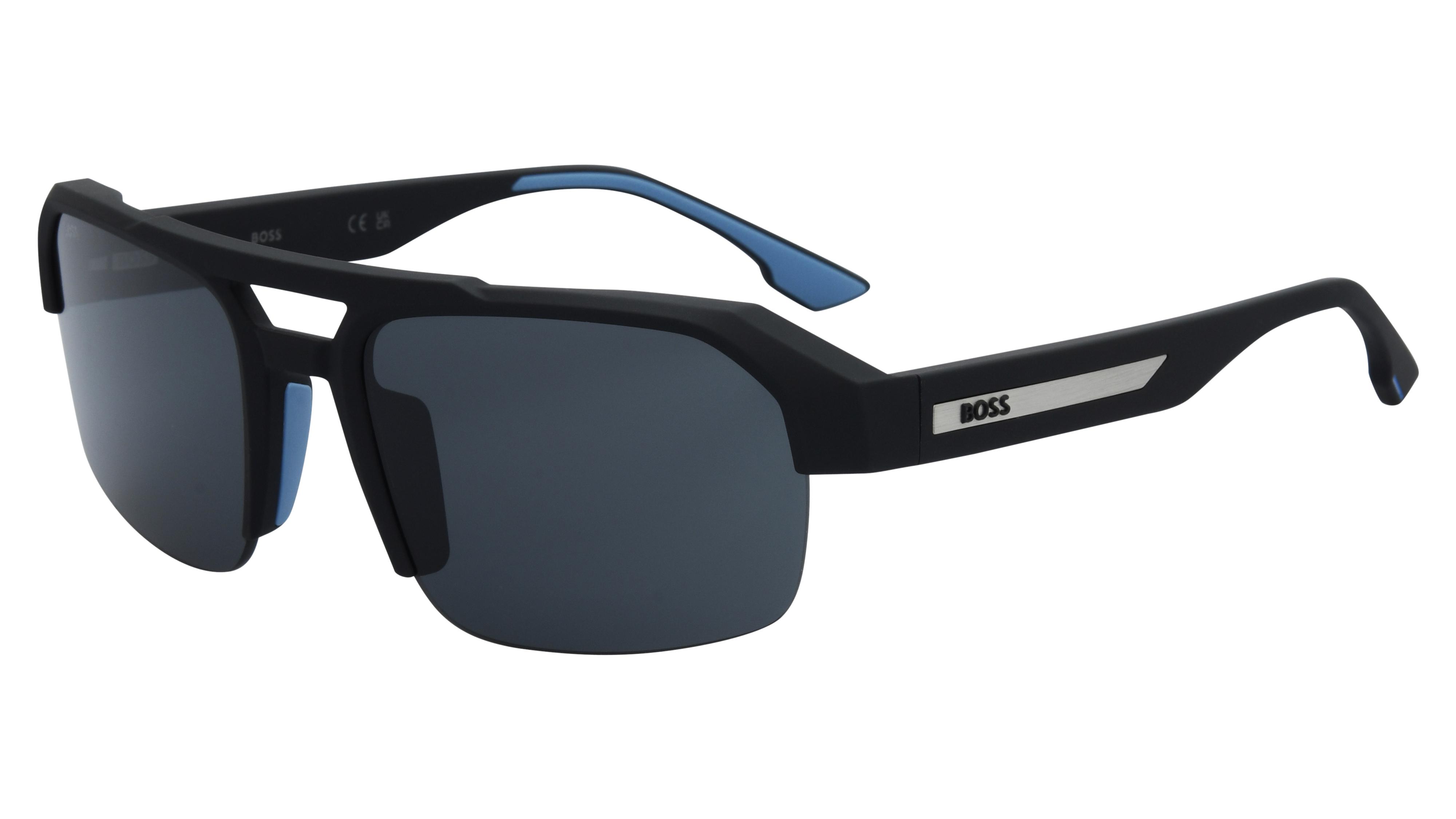 Lunettes de soleil Boss Homme Noir Carré BOSS Trois-Quart