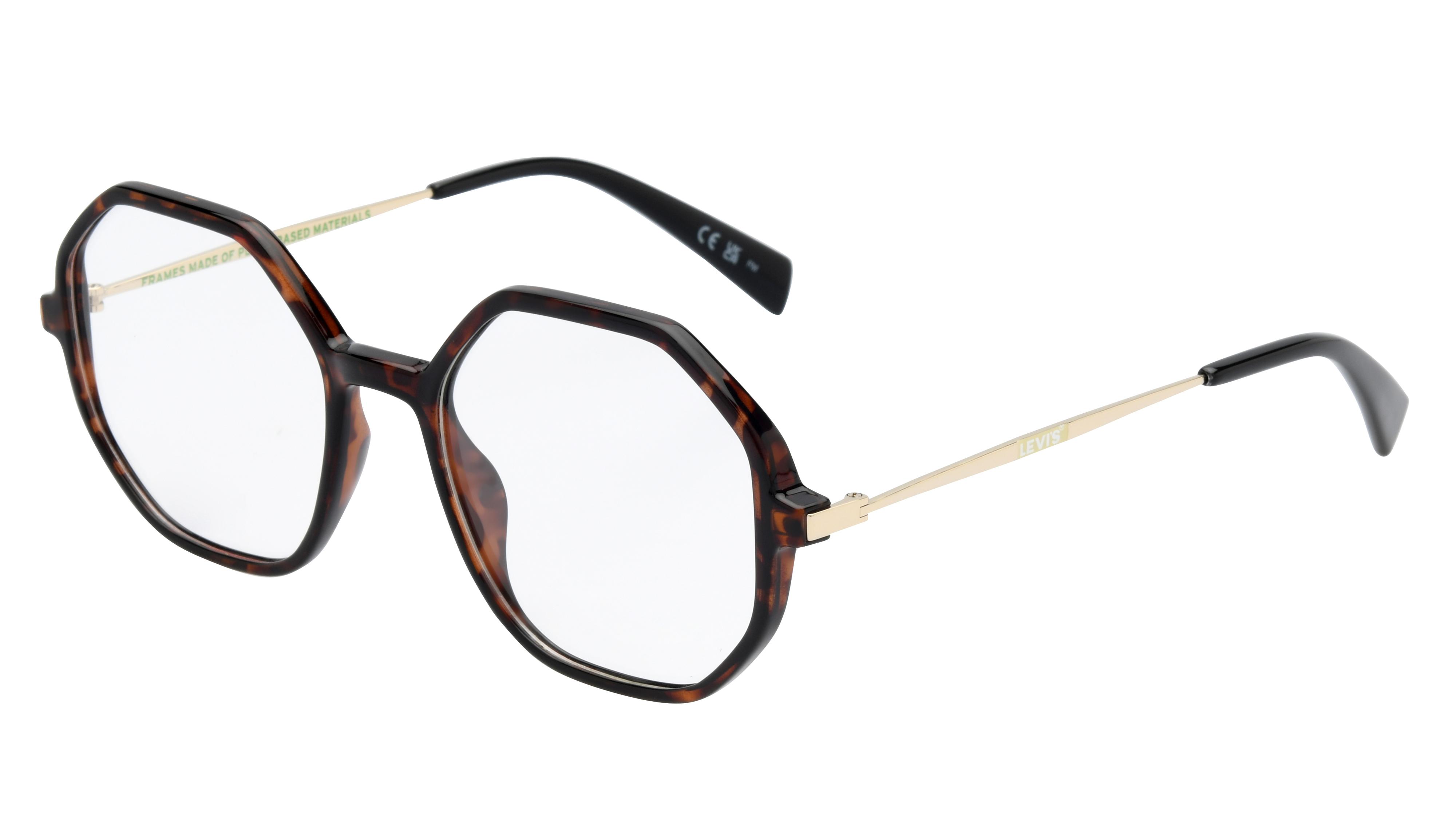 Lunettes de vue Levi's Femme Écaille Carré Lv1062 Trois-Quart