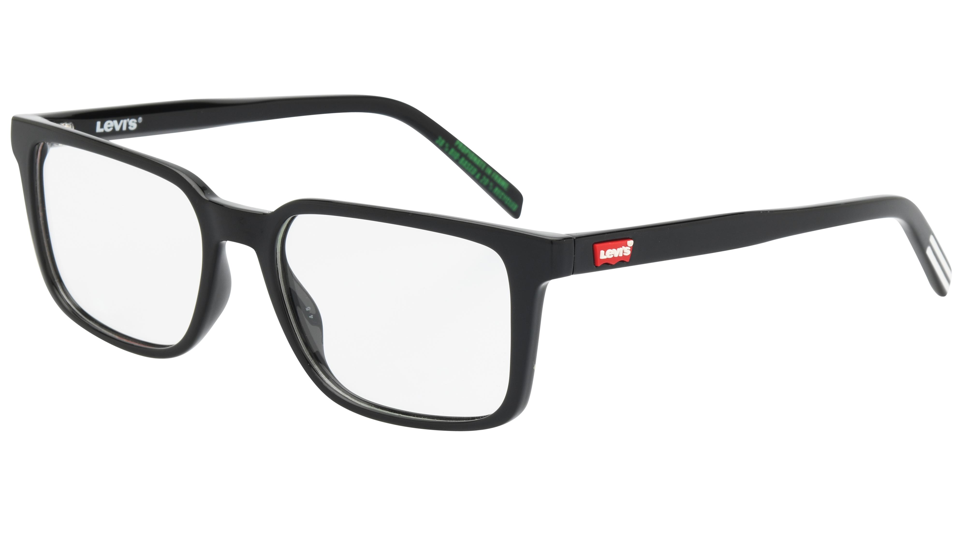 Lunettes de vue Levi's Homme Noir Rectangle Lv5083 Trois-Quart