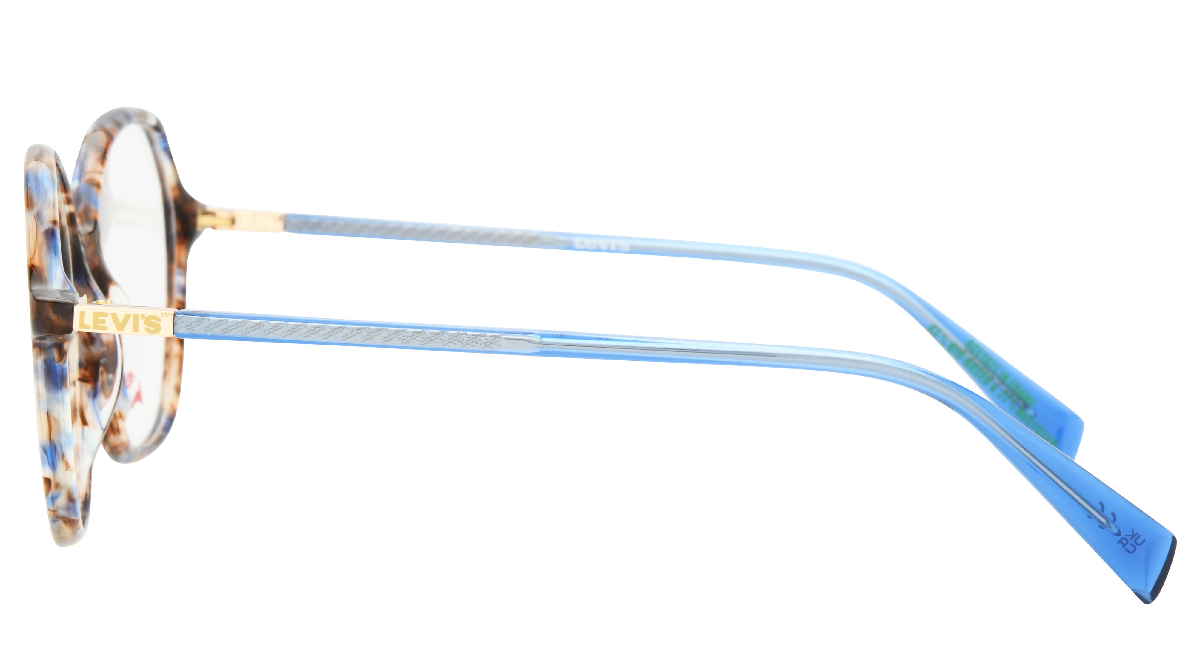 Lunettes de vue Levi's Femme Bleu Ronde lv1106 Gauche