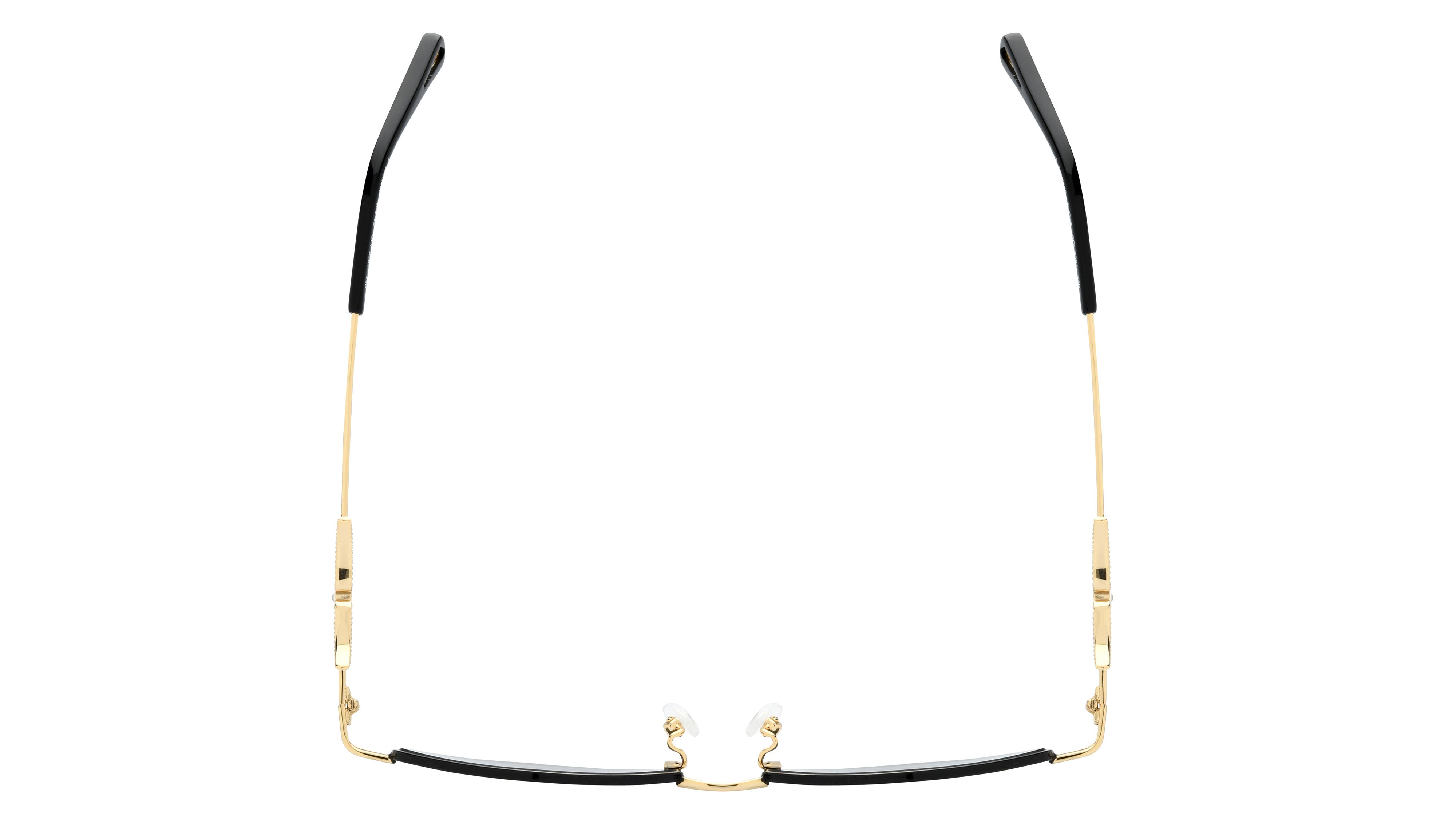 Lunettes de soleil Zadig & Voltaire Femme Or Ovale SZV465S Dessus