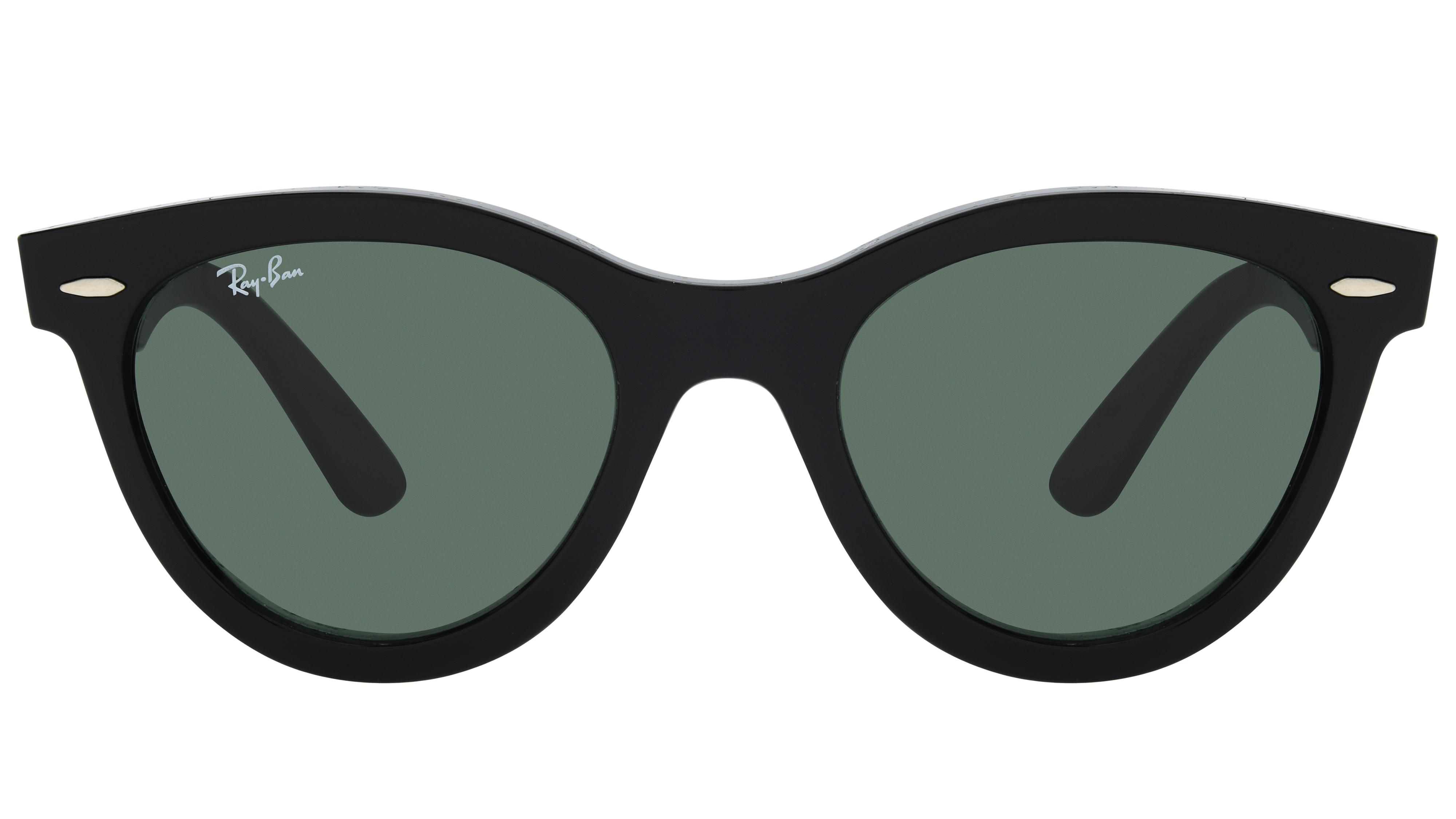 Lunettes de soleil Ray-Ban Mixte Noir Ovale RB2241 Face