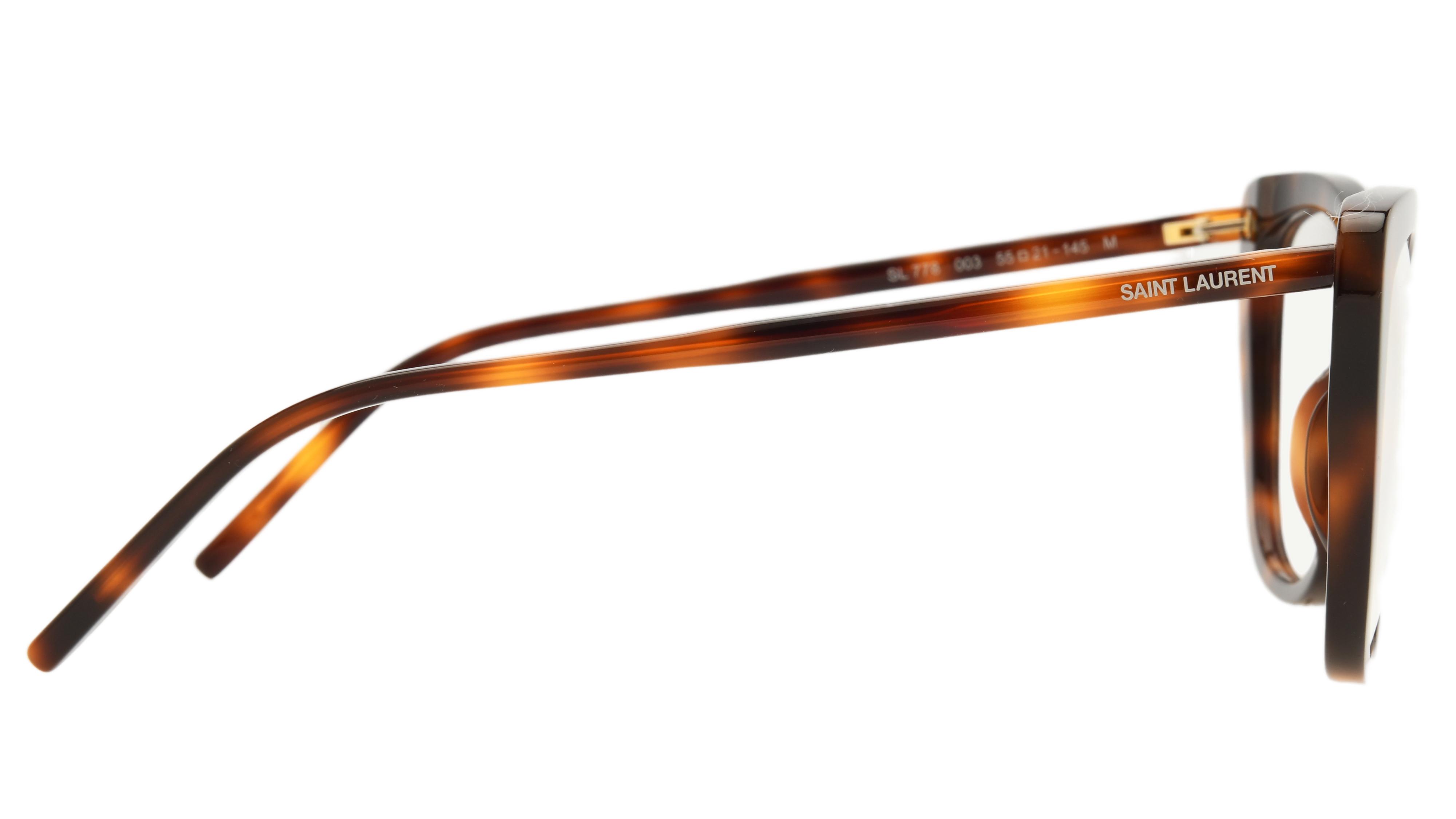 Lunettes de vue Saint Laurent Femme Marron Papillon Sl778 Droite