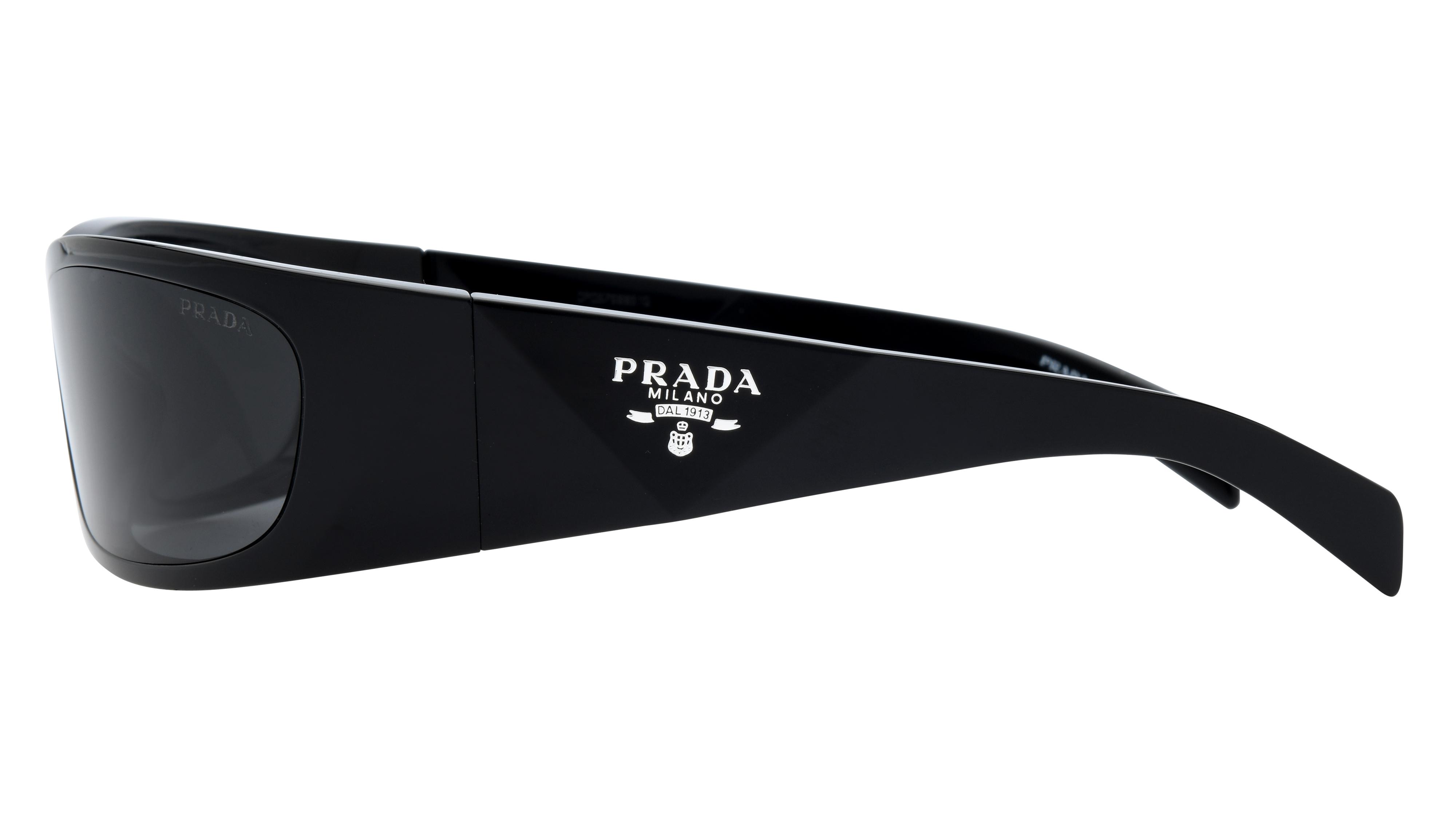 Lunettes de soleil Prada Femme Noir Papillon Pra14S Gauche
