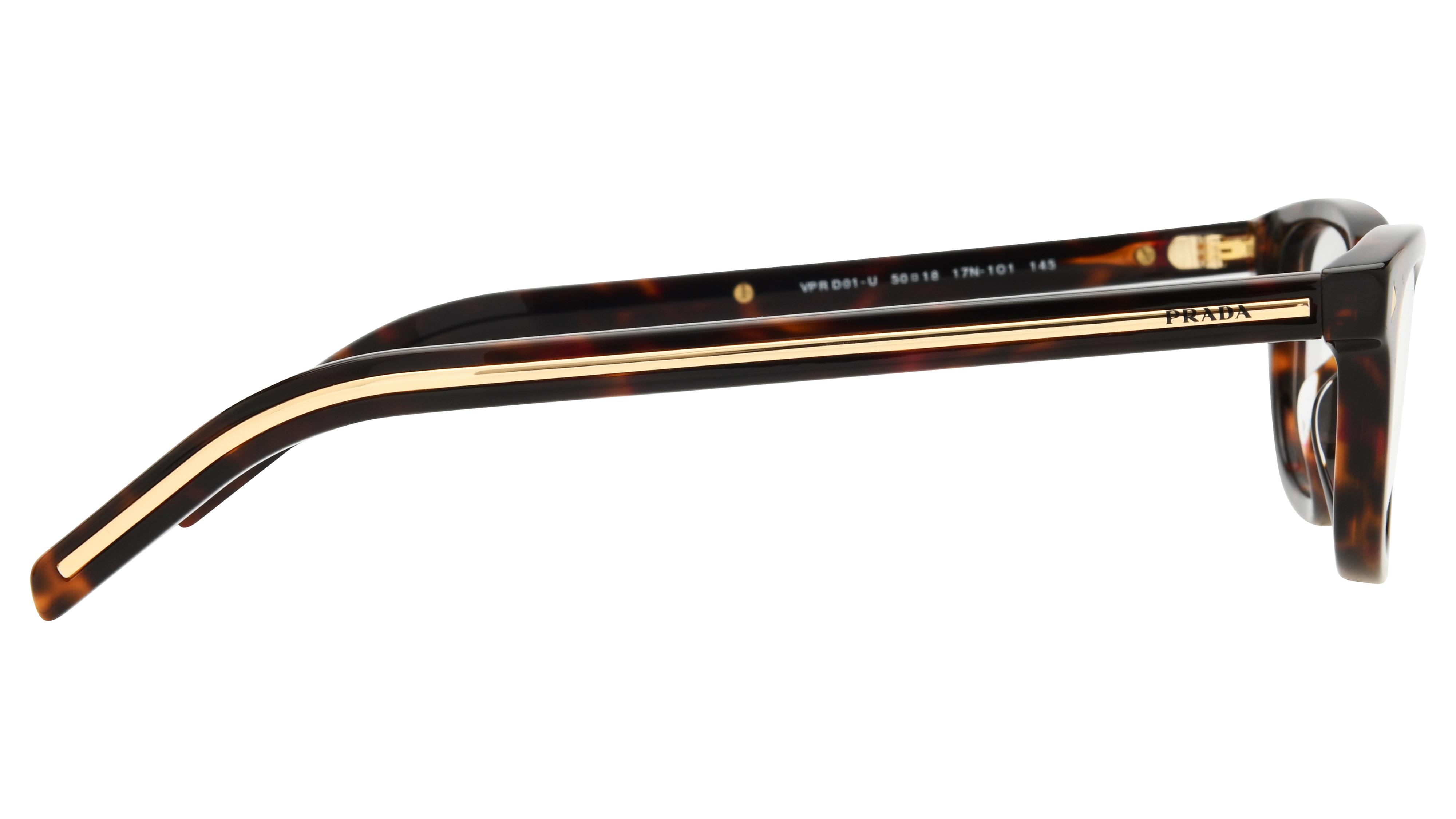 Lunettes de vue Prada Femme Écaille Ovale PR Droite