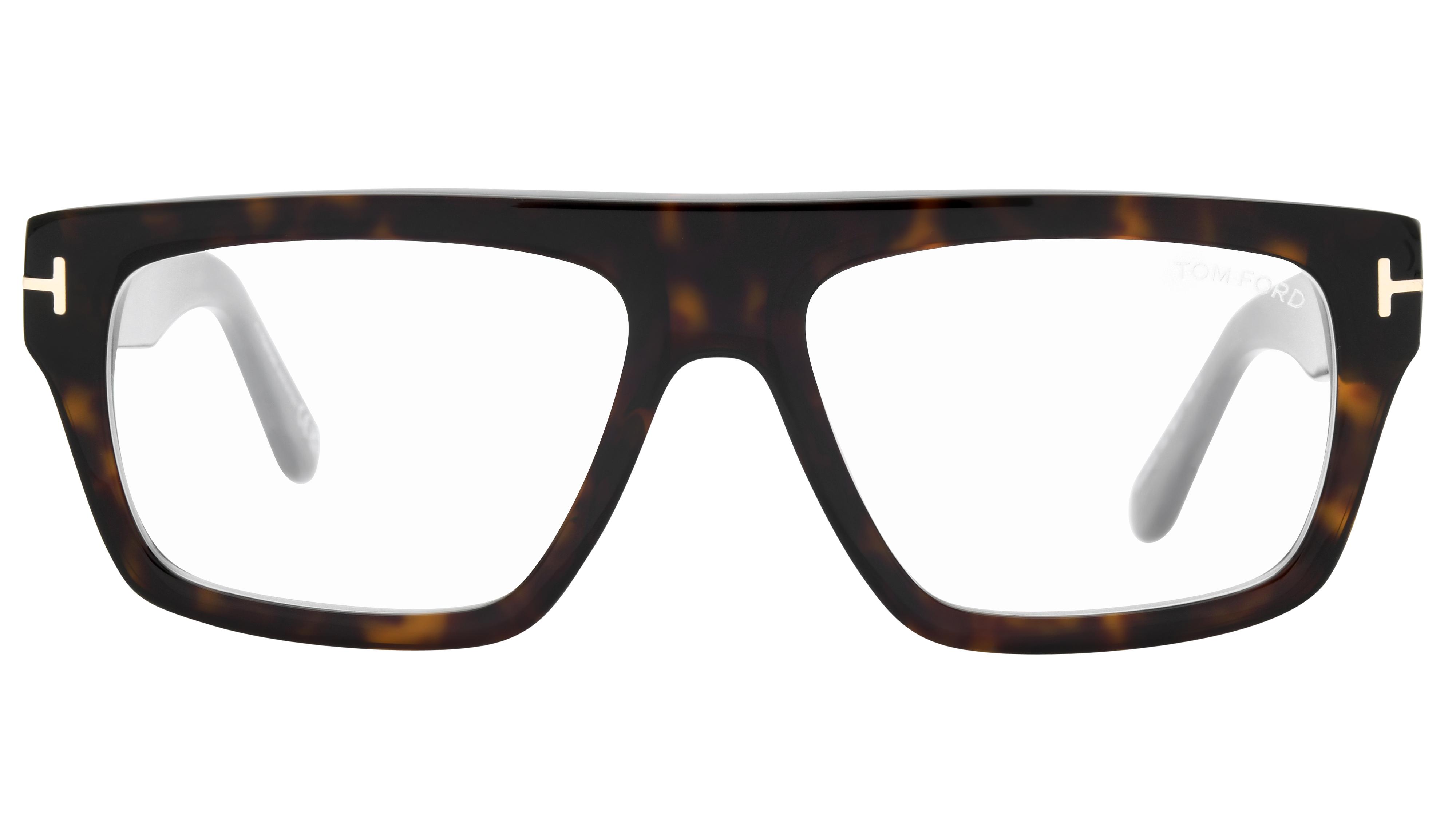 Lunettes de vue Tom Ford Homme Écaille Rectangle FT6084-B Face