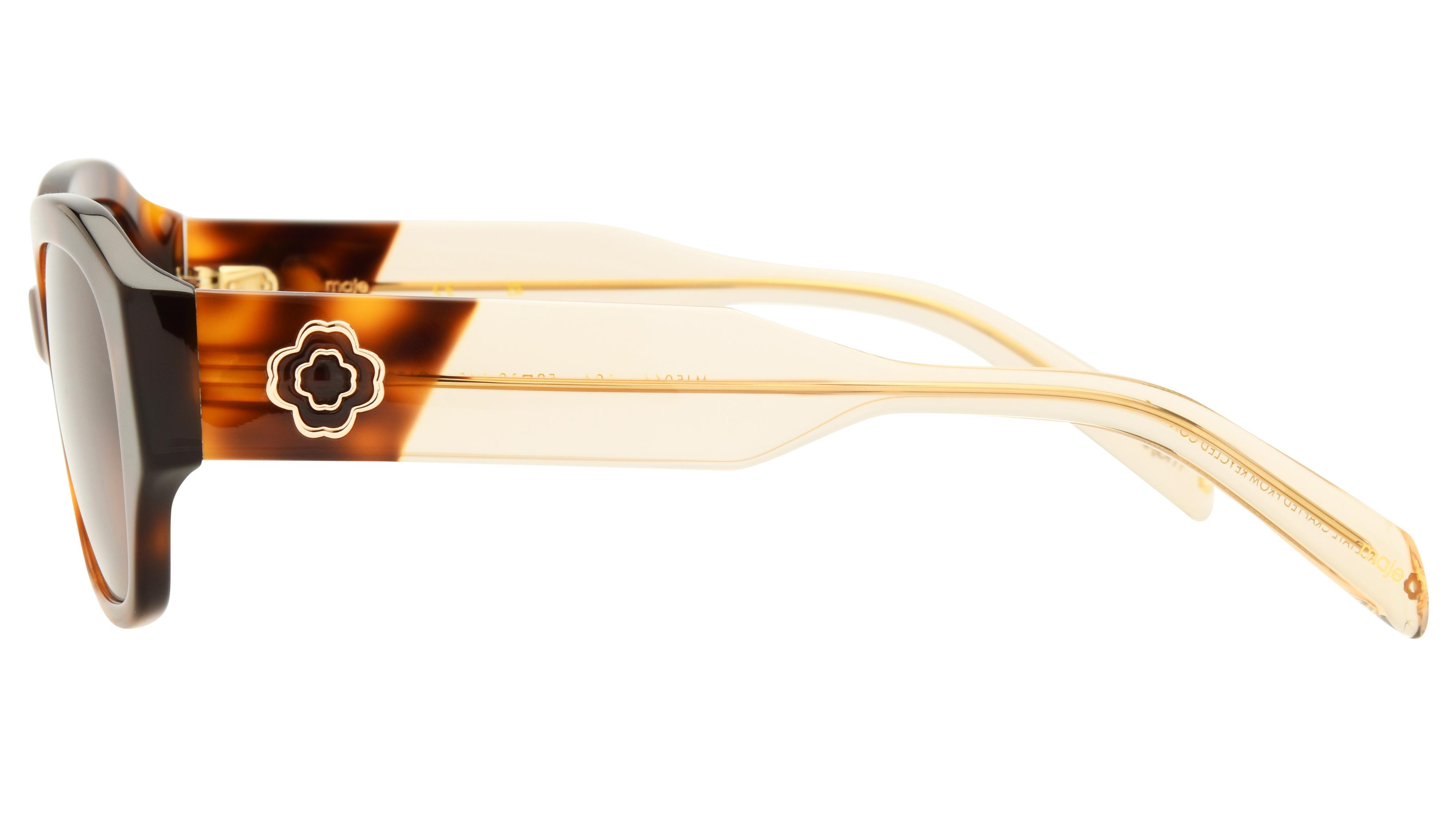 Lunettes de soleil Maje Femme Écaille Ovale Mj5066 Gauche