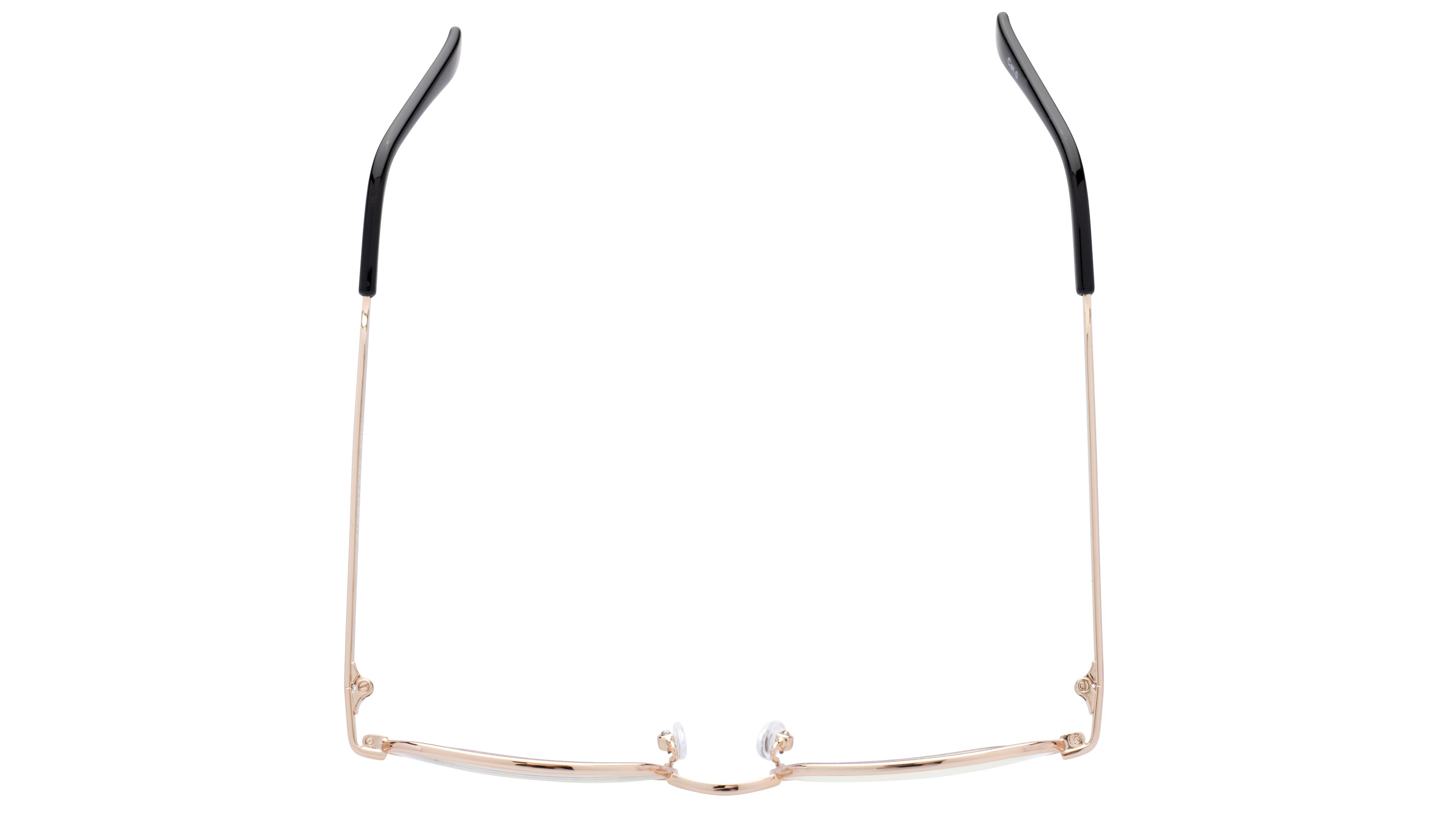 Lunettes anti-lumière bleue Signature Krys Femme Or Tonneau Skpap-E2202 Dessus