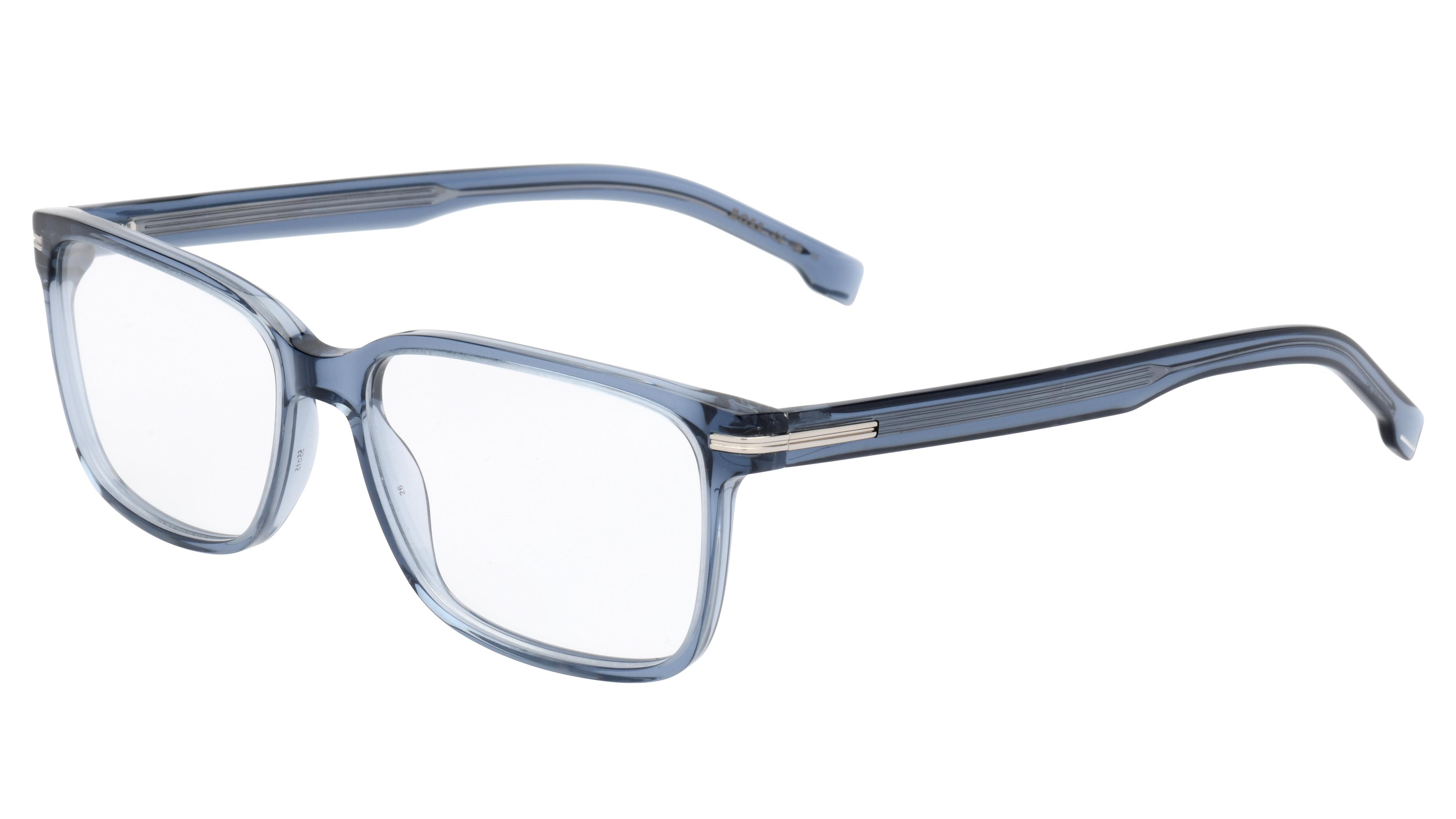 Lunettes de vue Boss Homme Bleu Rectangle Boss1511 Trois-Quart