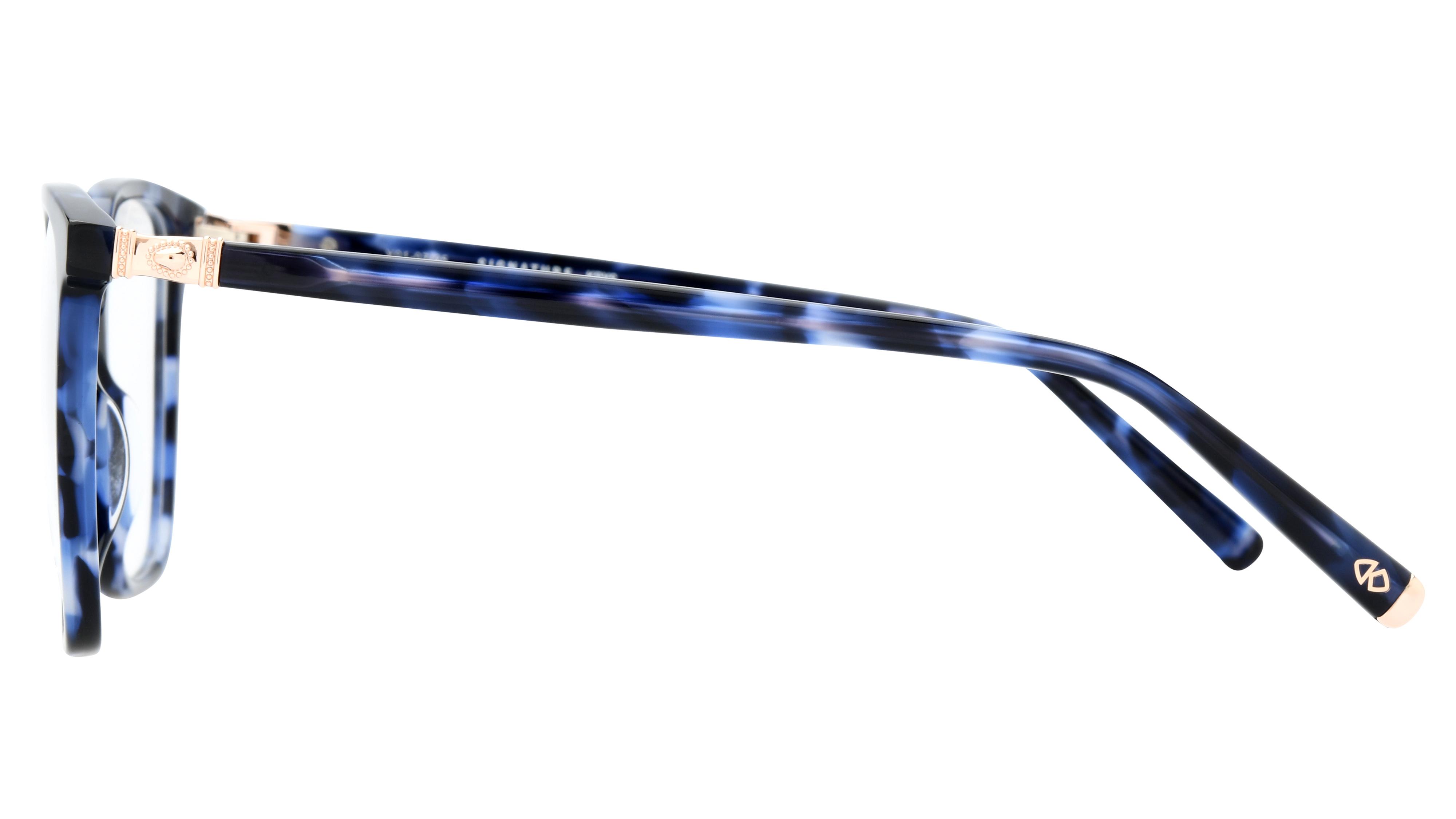 Lunettes de vue Signature Krys Femme Bleu Tonneau Ml2604 Gauche