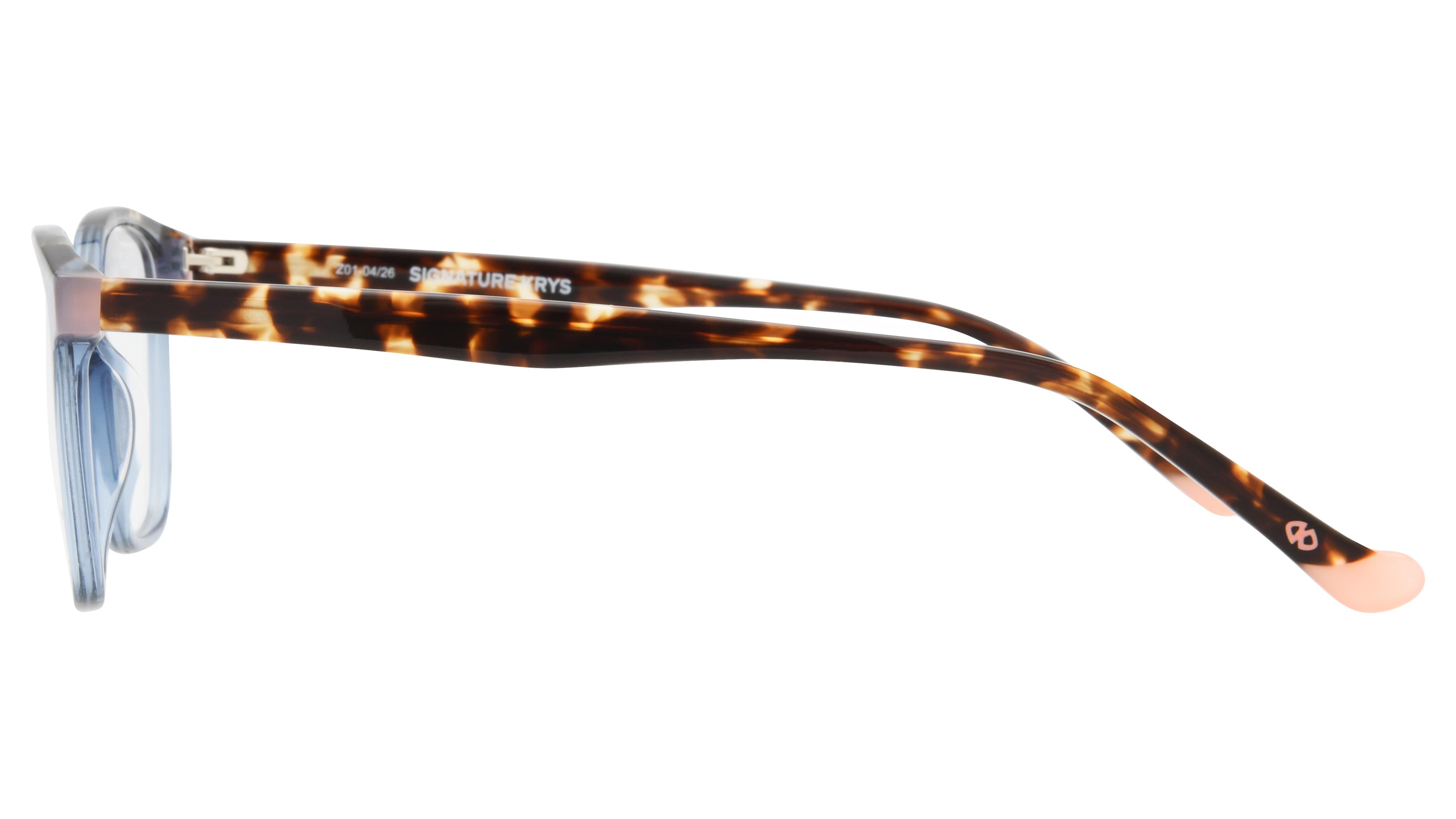 Lunettes de vue Signature Krys Femme Bleu Papillon Kis2605 Gauche