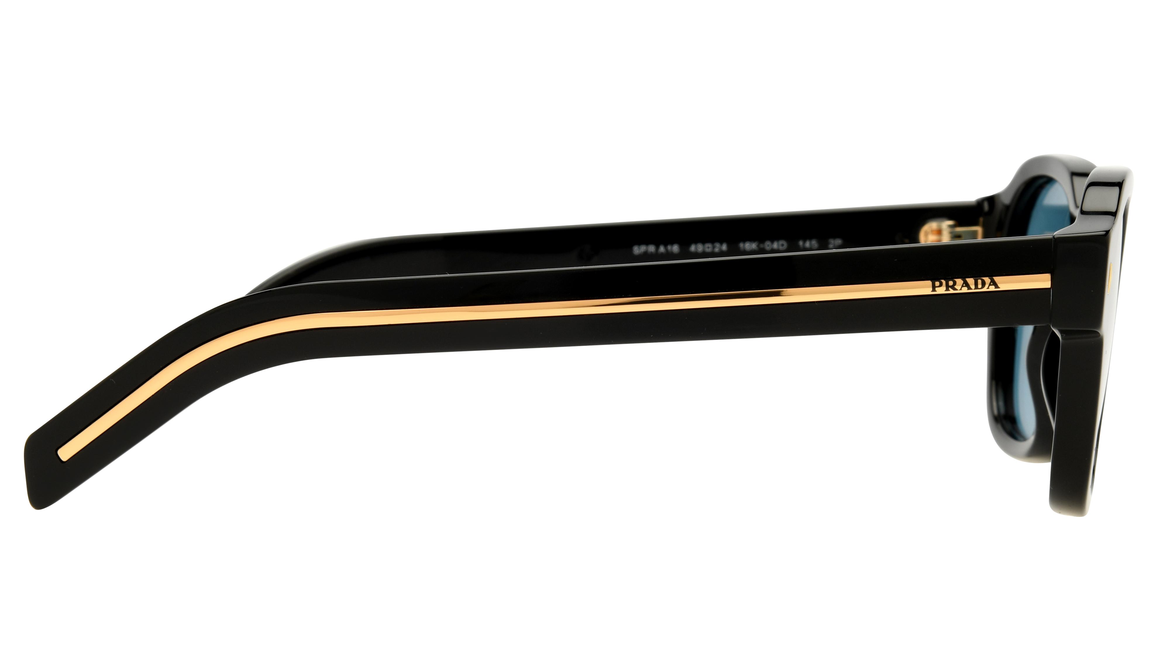 Lunettes de soleil Prada Homme Noir Pantos Pra16S Droite
