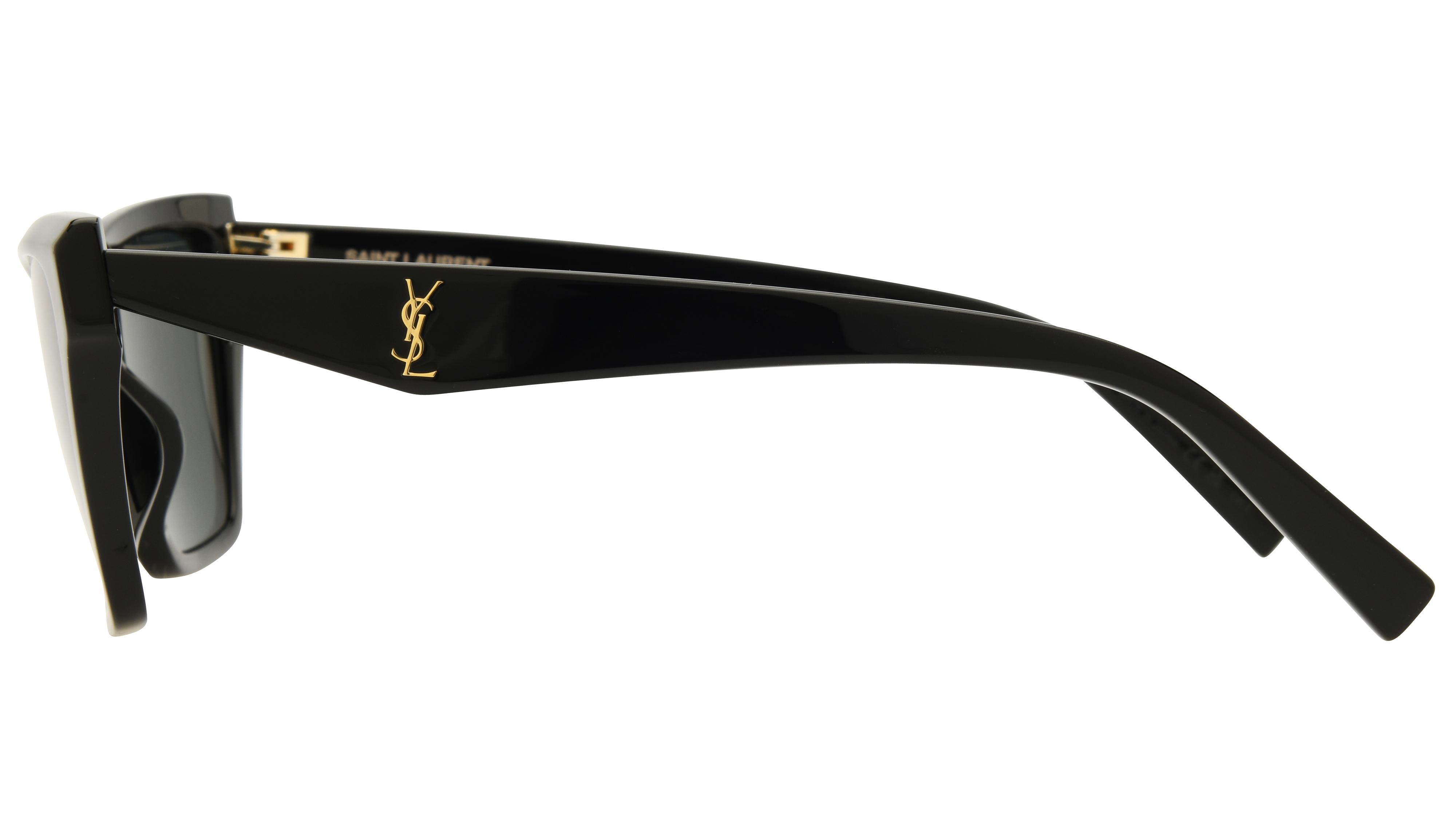 Lunettes de soleil Saint Laurent Femme Noir Papillon Slm103 Gauche