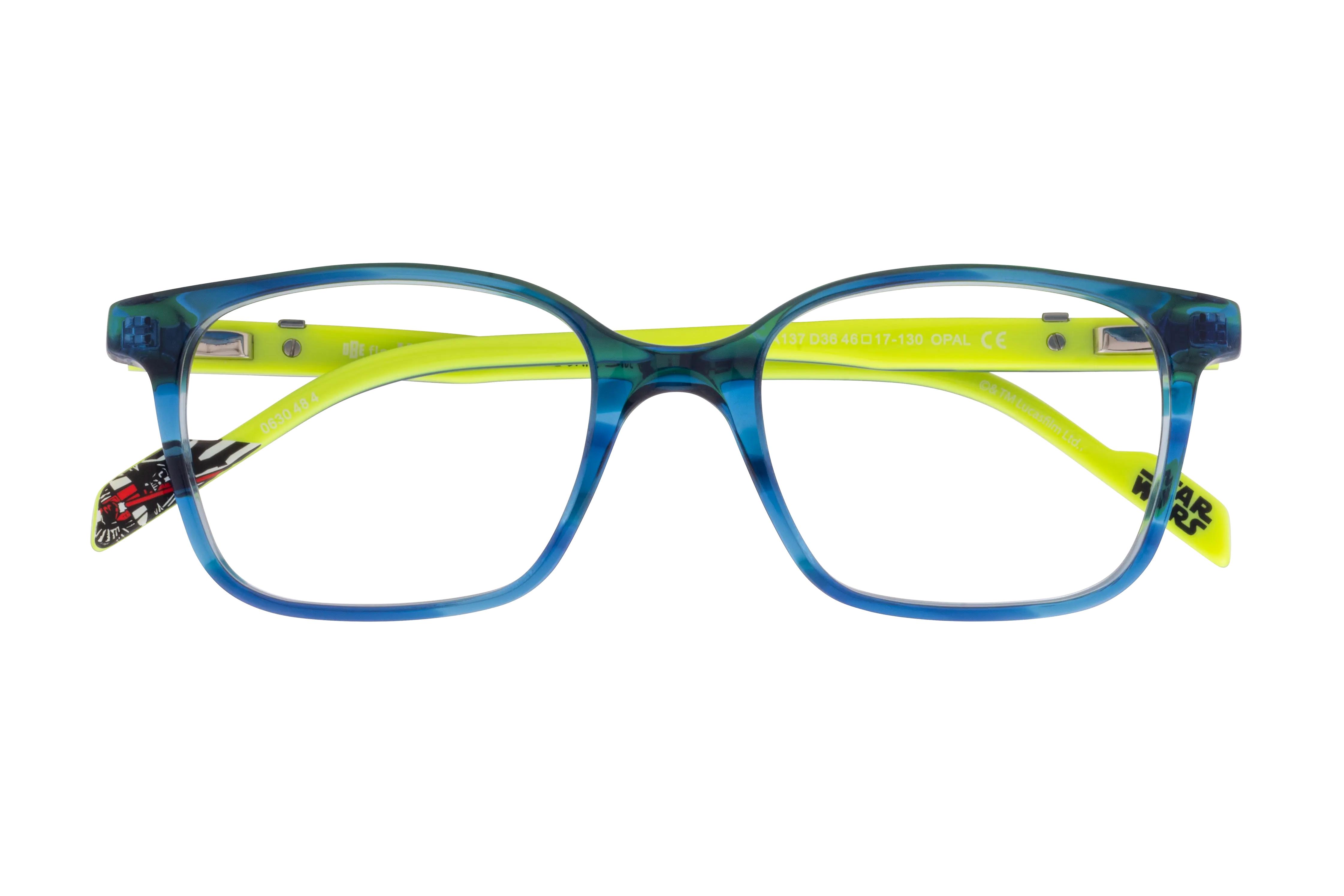 Lunettes de vue Starwars  Bleu Carré SWAA137D36 Face