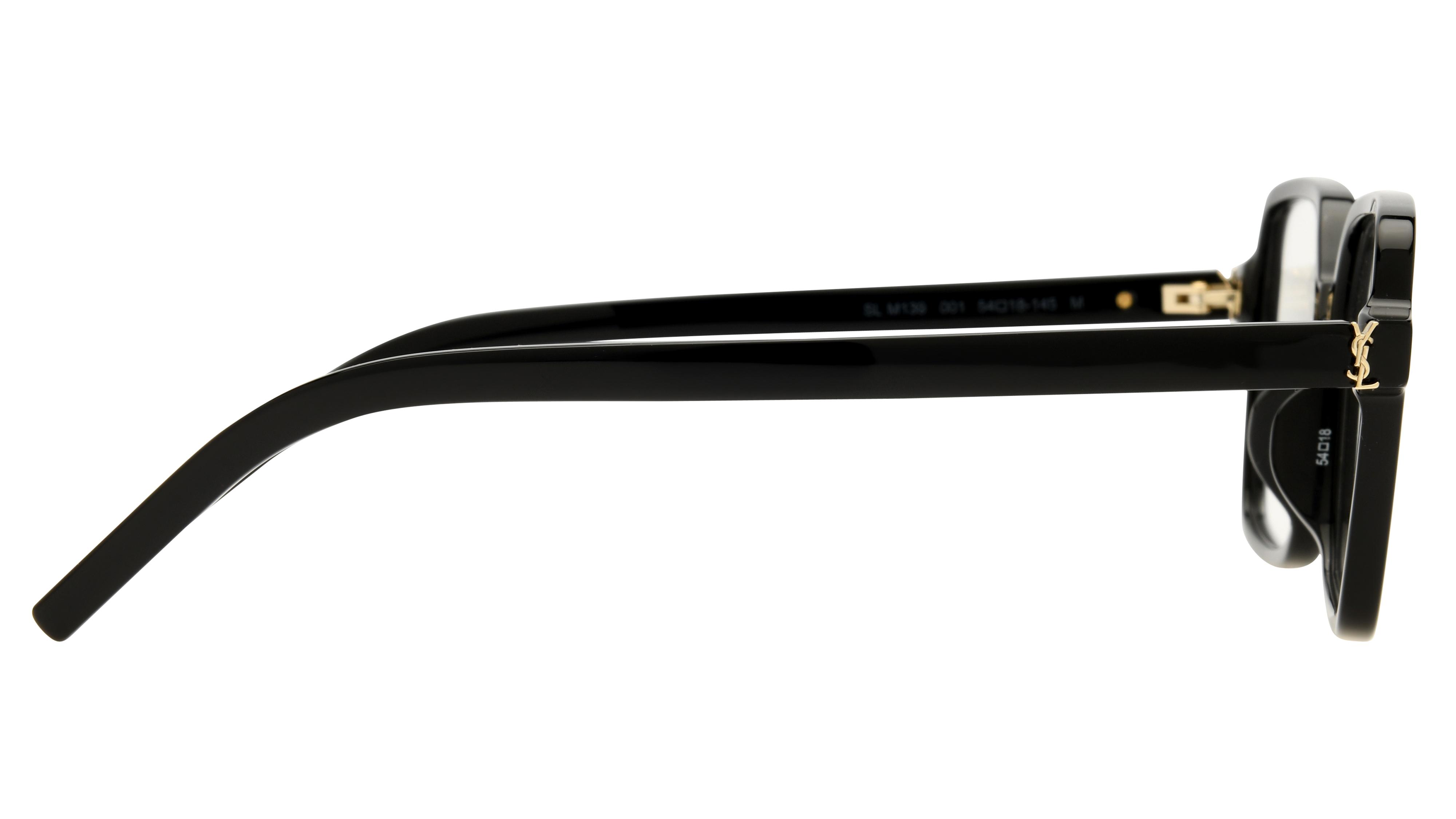 Lunettes de vue Saint Laurent Femme Noir Rectangle SL Droite