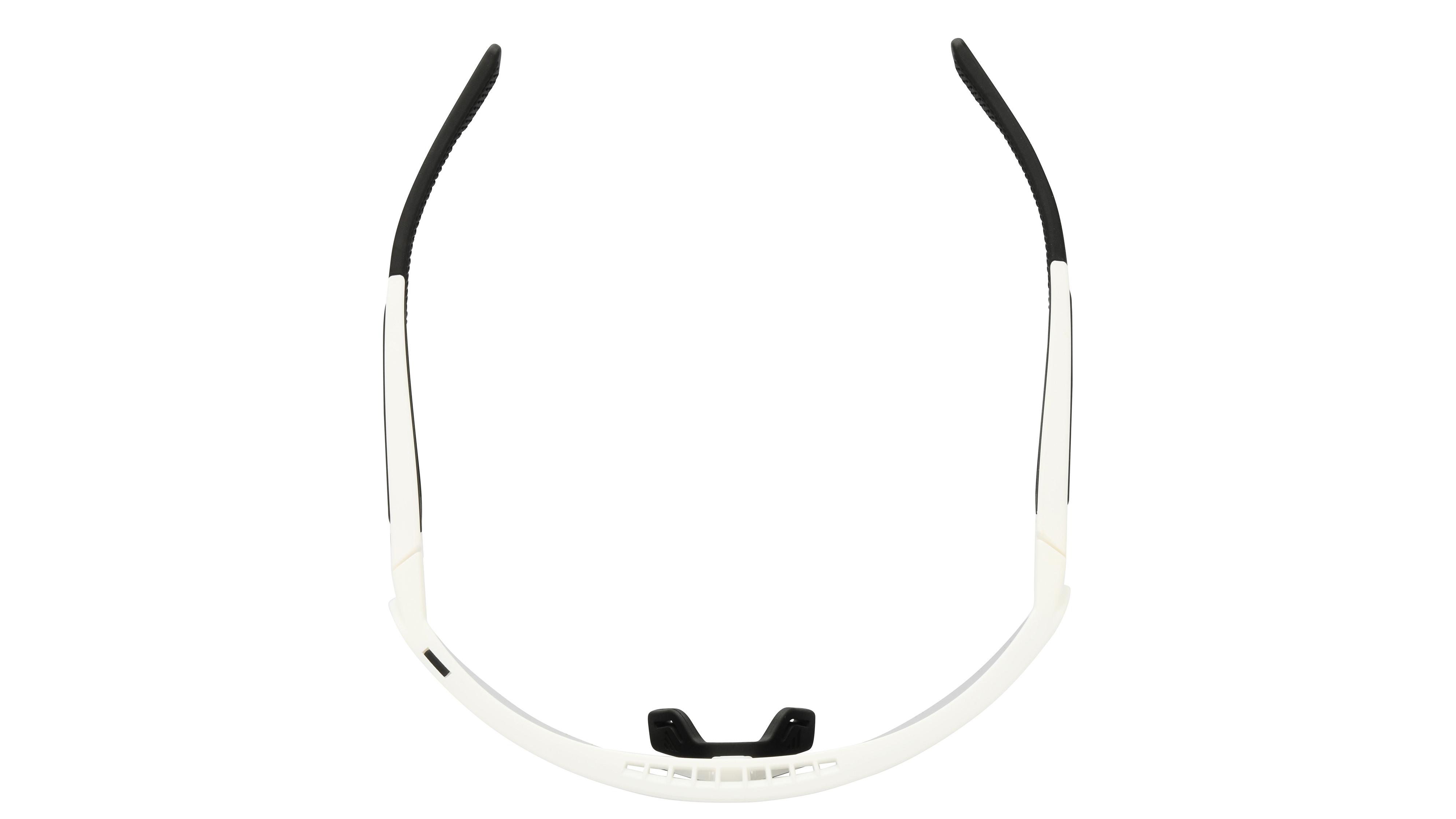 Lunettes de soleil Adidas Mixte Blanc Rectangle Sp0103 Dessus
