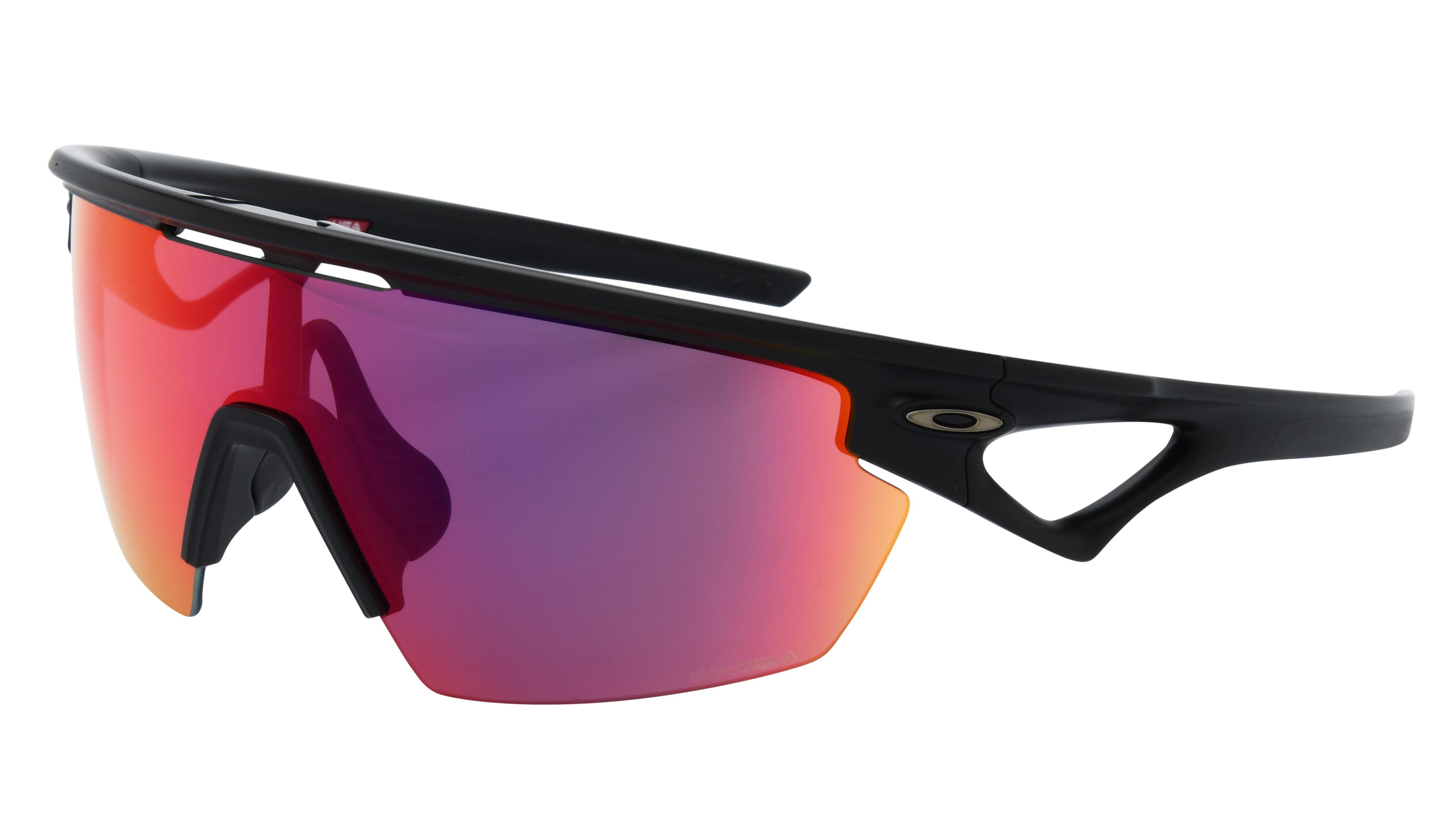 Lunettes de soleil Oakley Mixte Noir Rectangle Oo9403 Trois-Quart