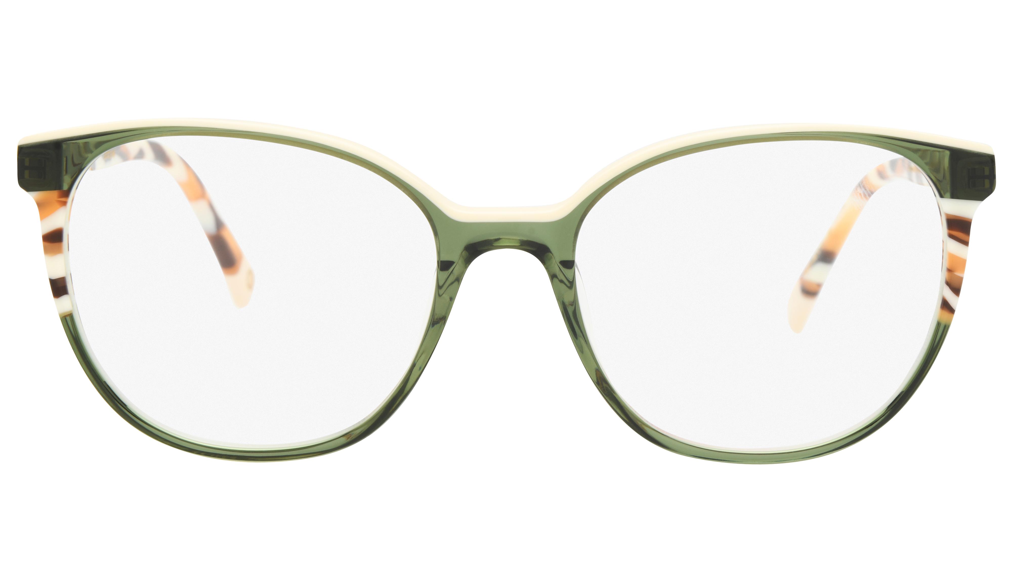 Lunettes de vue Etnia Barcelona Femme Vert Ronde lisse Face