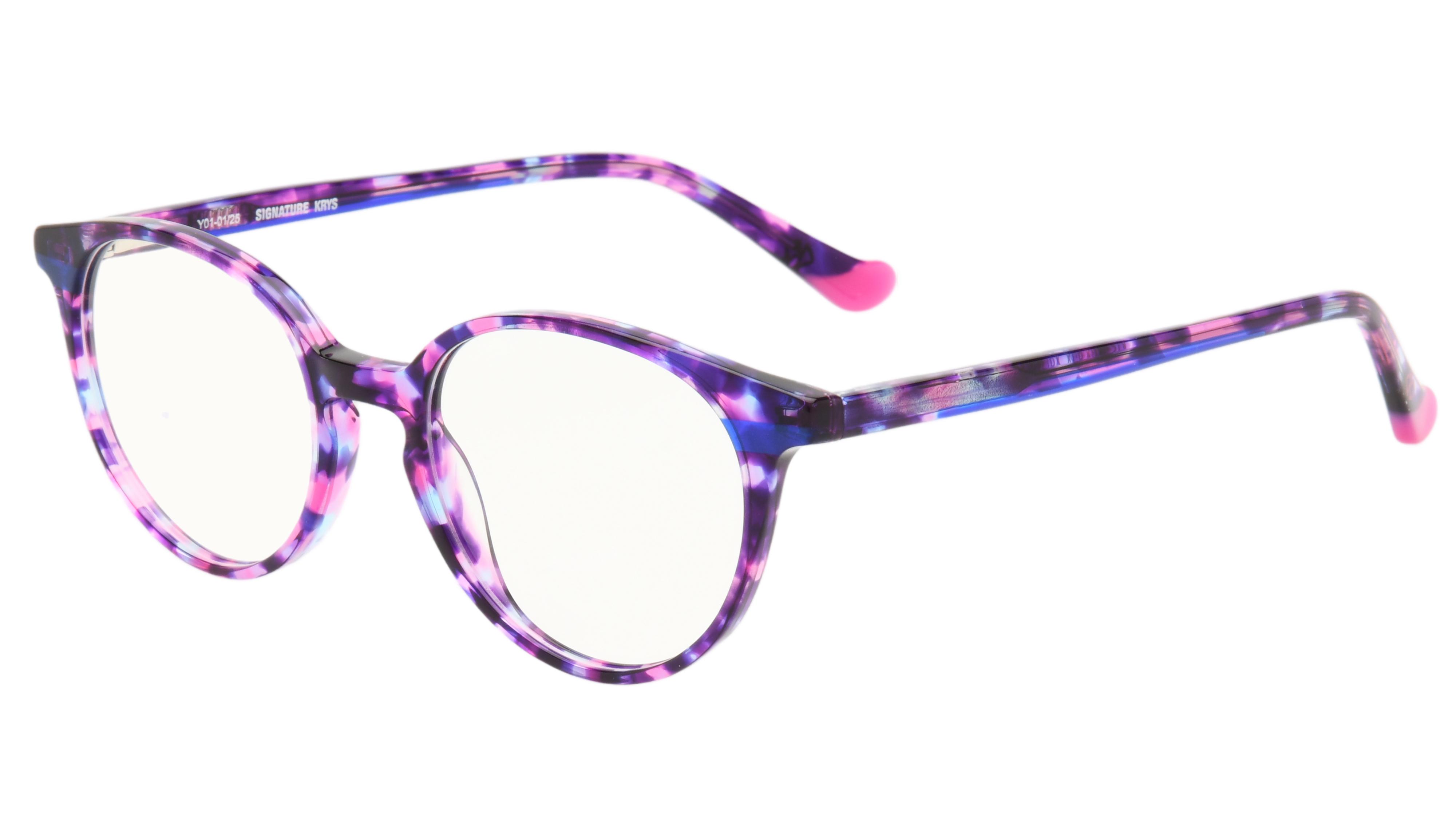 Lunettes de vue Signature Krys Femme Rose Pantos Kis2504 Trois-Quart