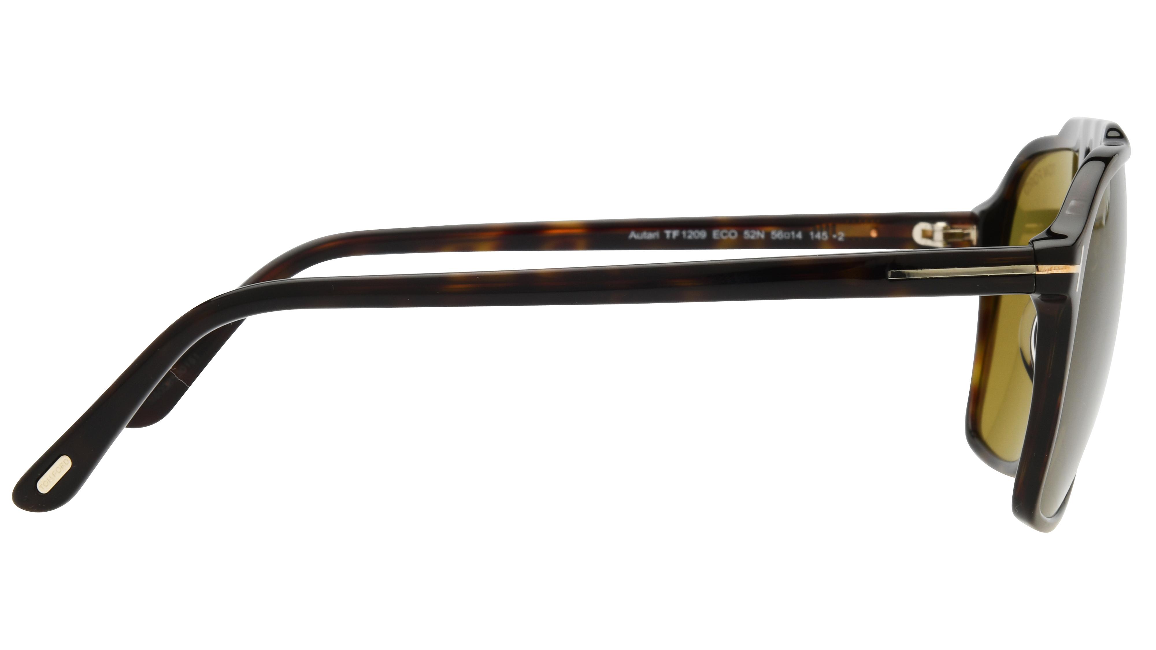 Lunettes de soleil Tom Ford Homme Écaille Aviateur Ft1209 Droite